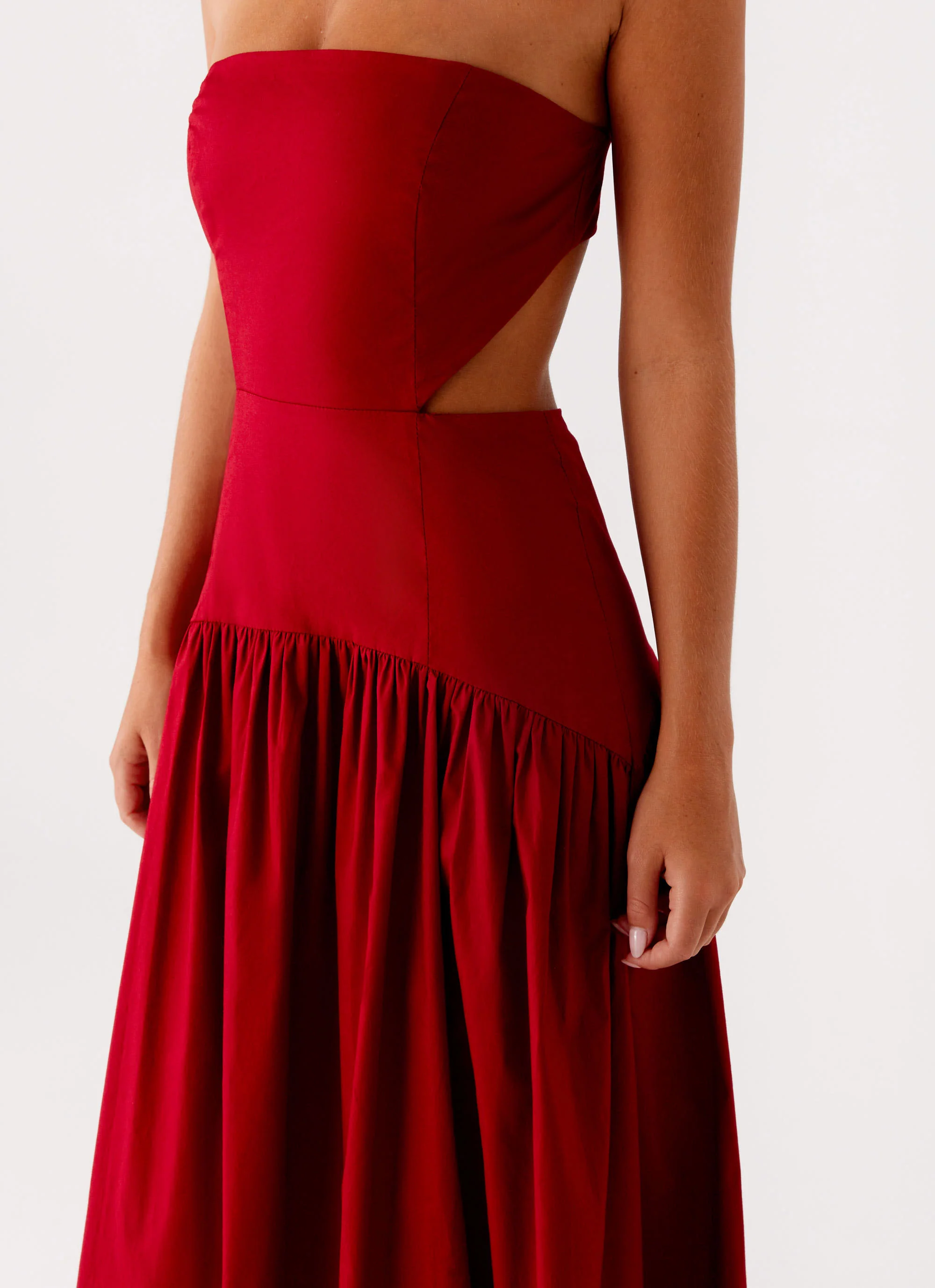 Aamari Maxi Dress - Red - Image 6