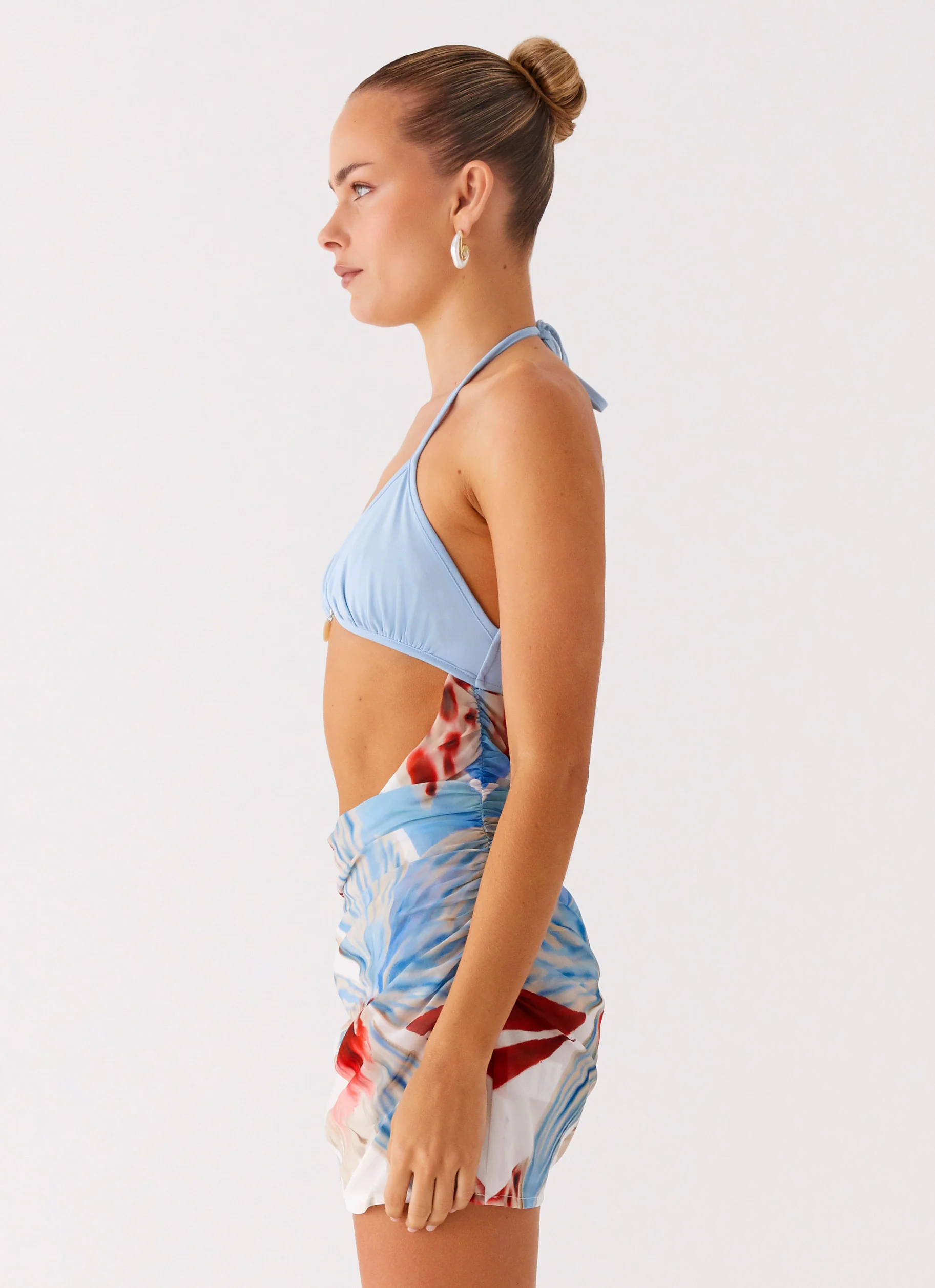 Acapulco Shell Mini Dress - Deep Sea Bloom - Image 6