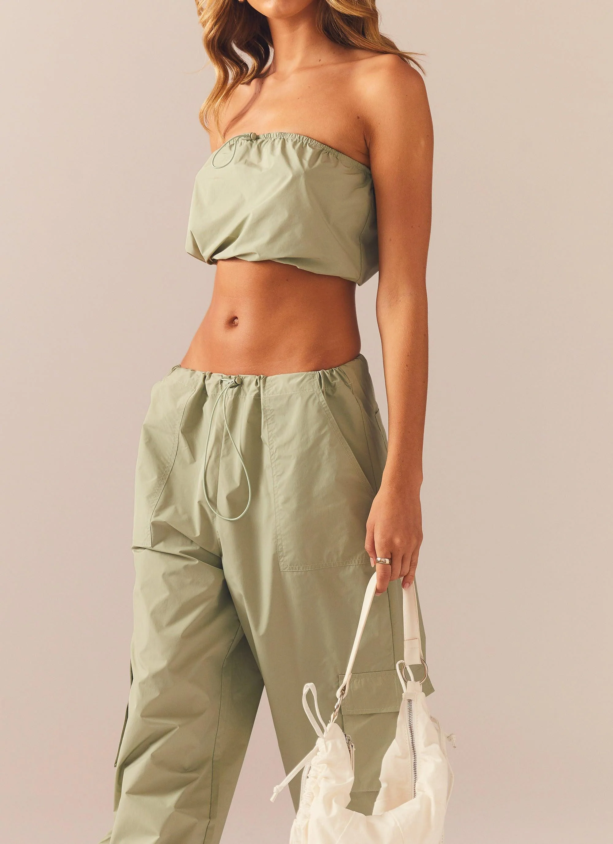 Acid House Drawstring Top - Fern - Image 3