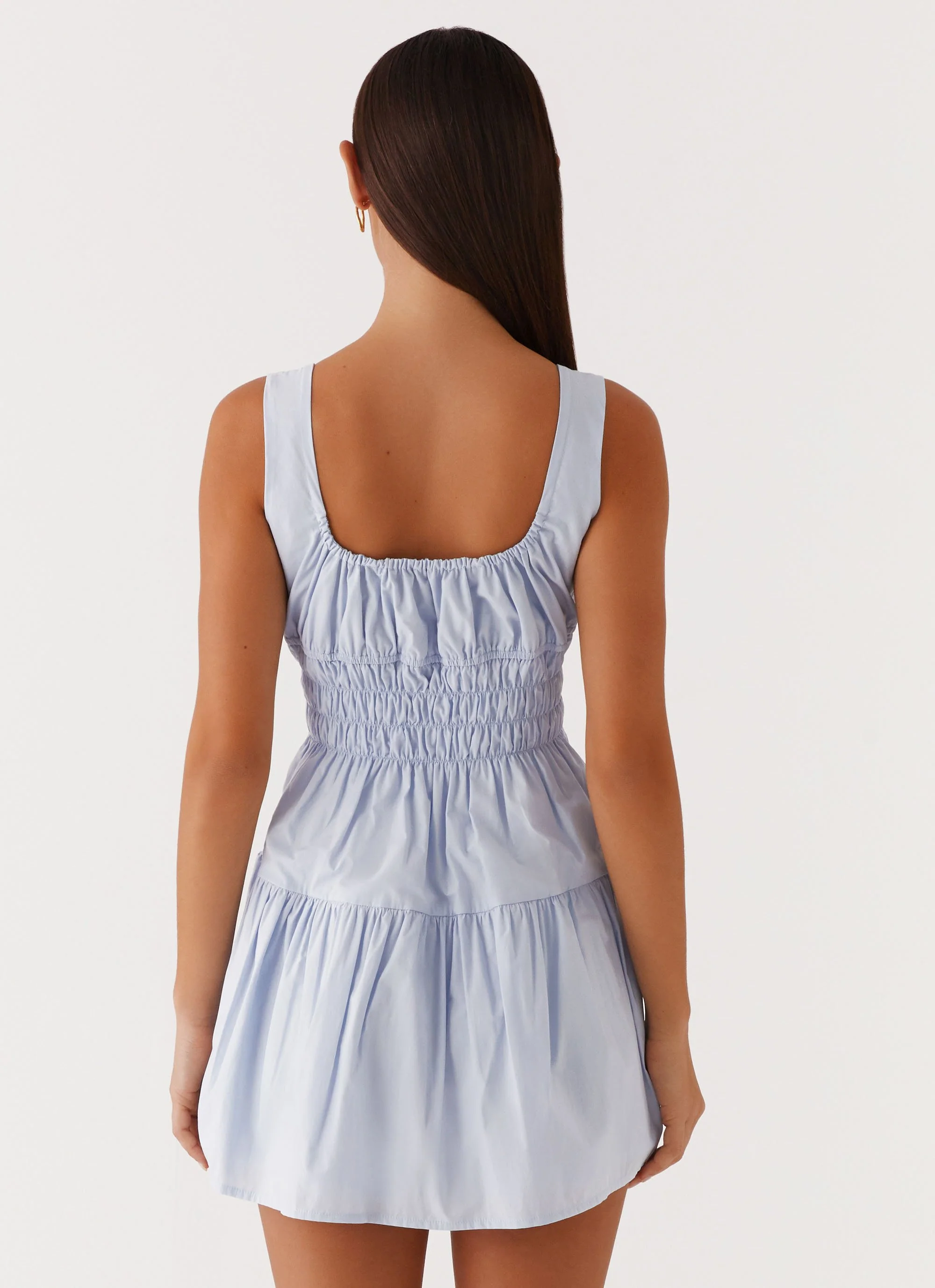 Addison Mini Dress - Blue - Image 2