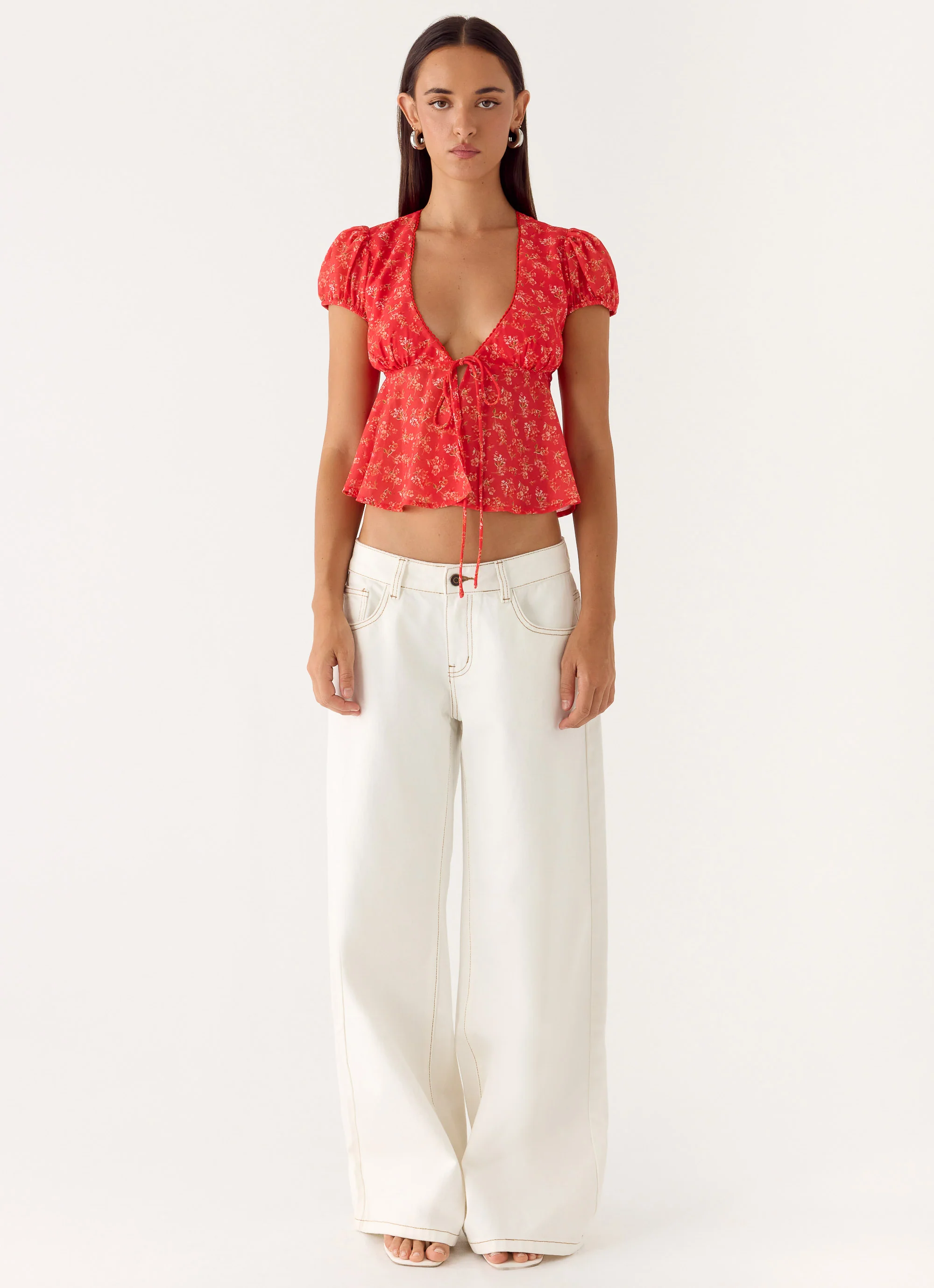 Ailani Top - Magenta Red Rose - Image 3
