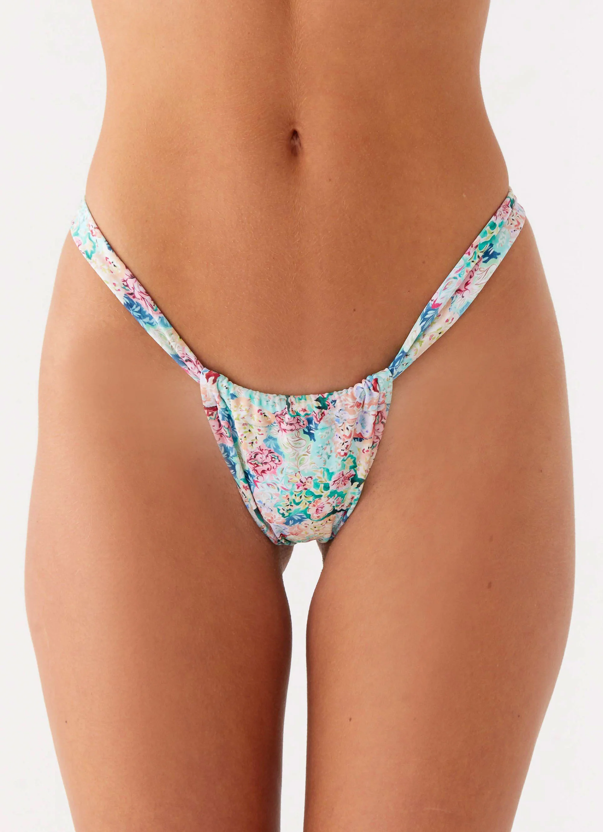 Airlie Scrunch Bikini Bottoms - Santorini Floral - Image 3