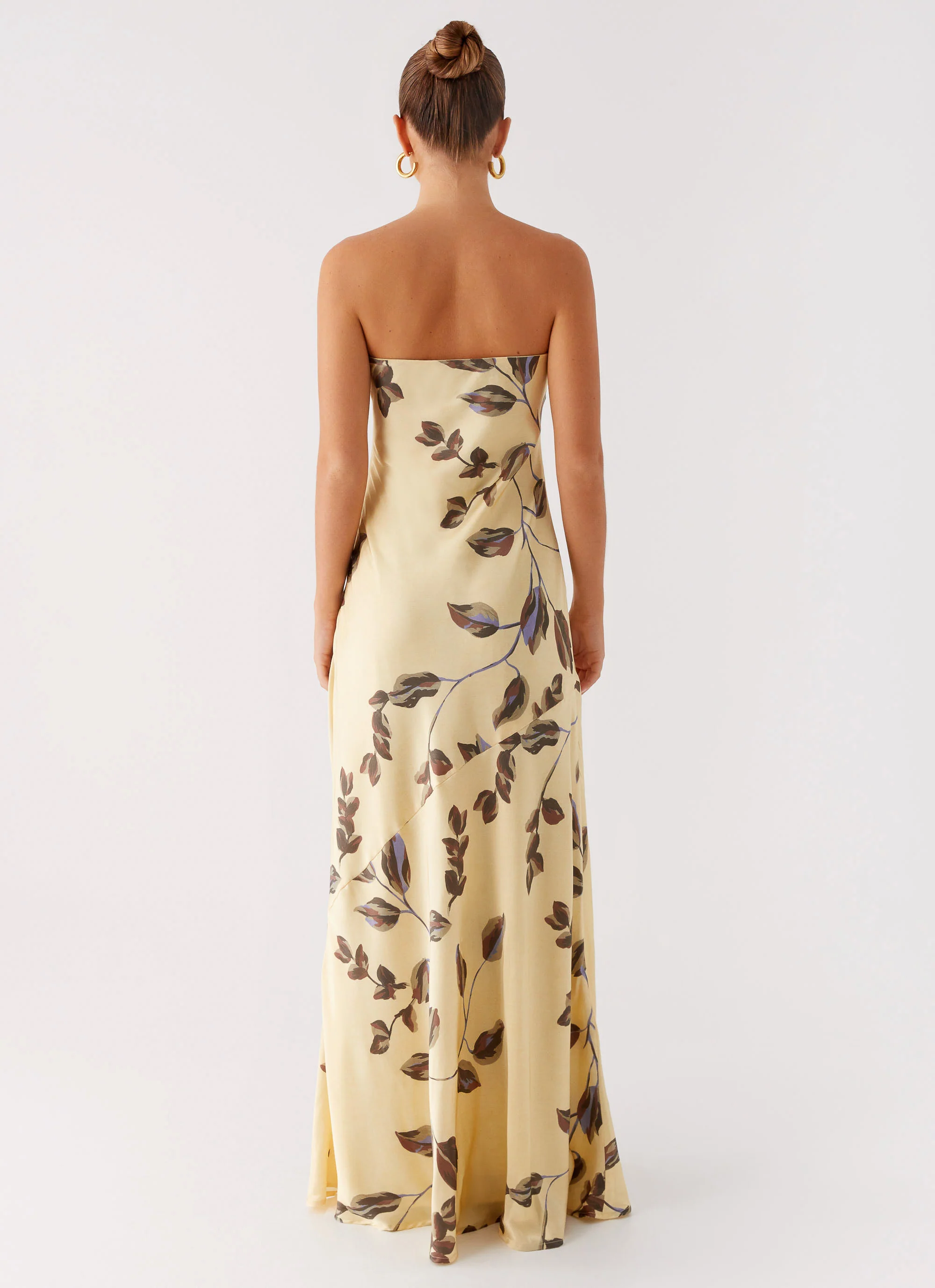 Alisa Strapless Maxi Dress - Buttercream Bliss - Image 3