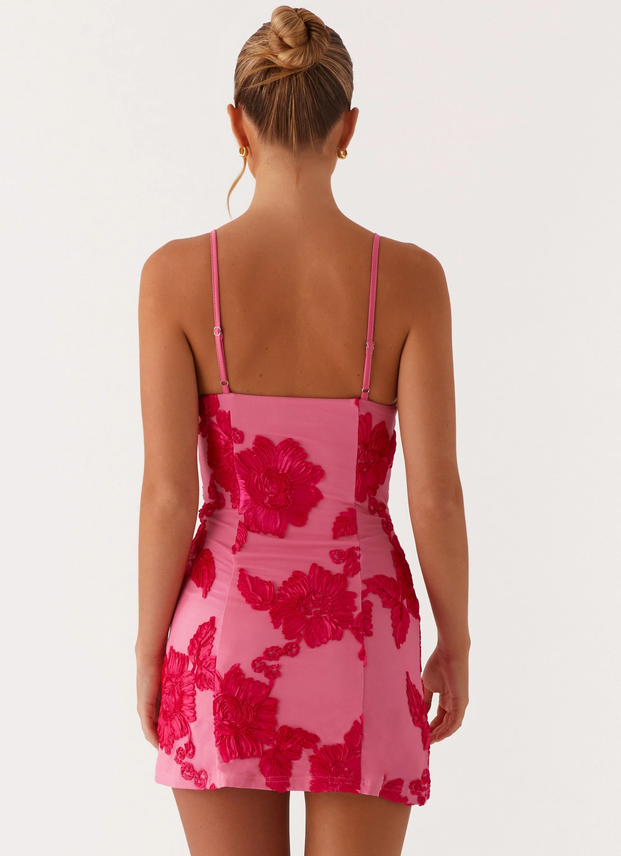 Alivia Micro Mini Dress - Pink - Image 4