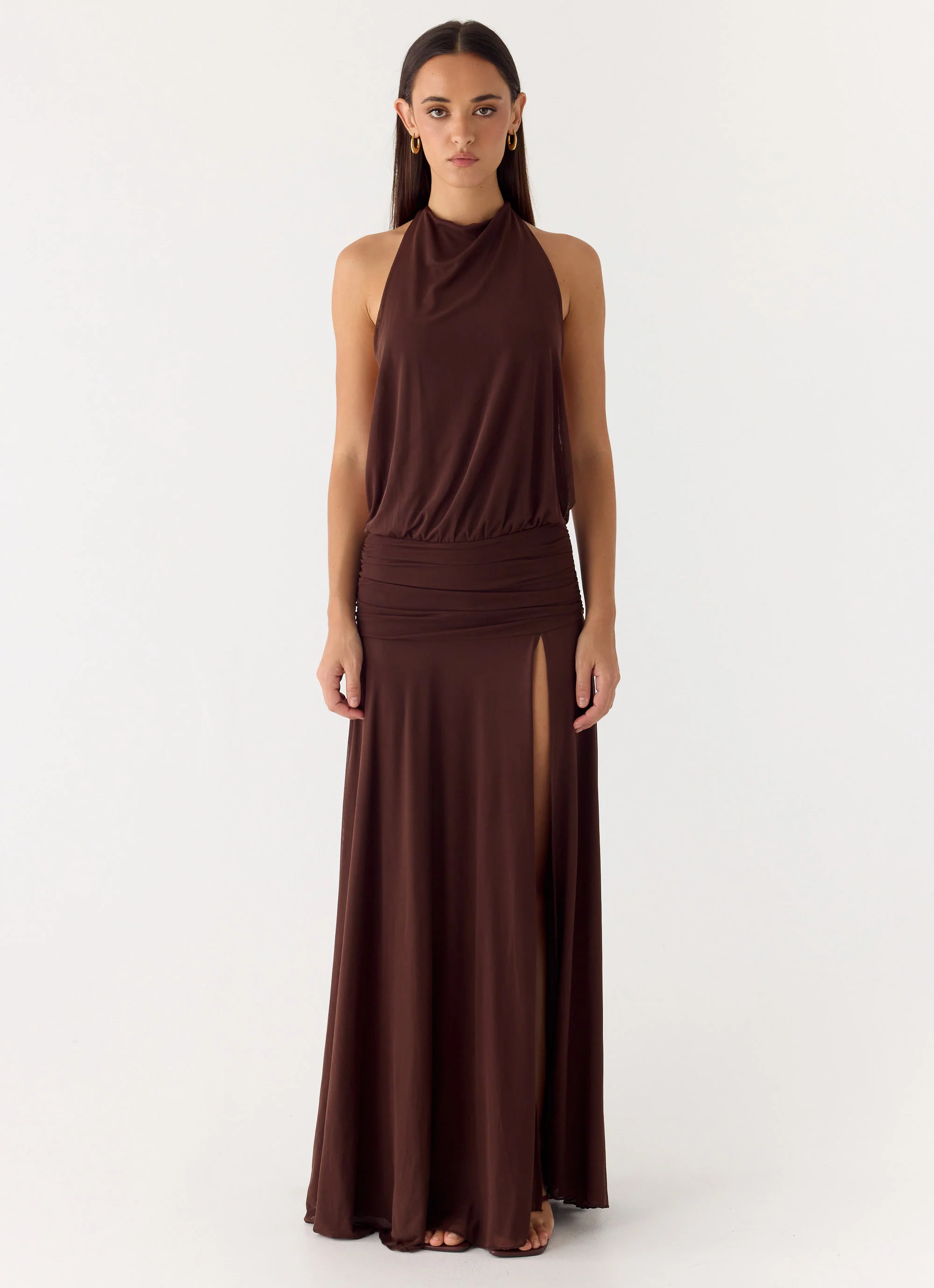All This Aura Maxi Dress - Chocolate - Image 2