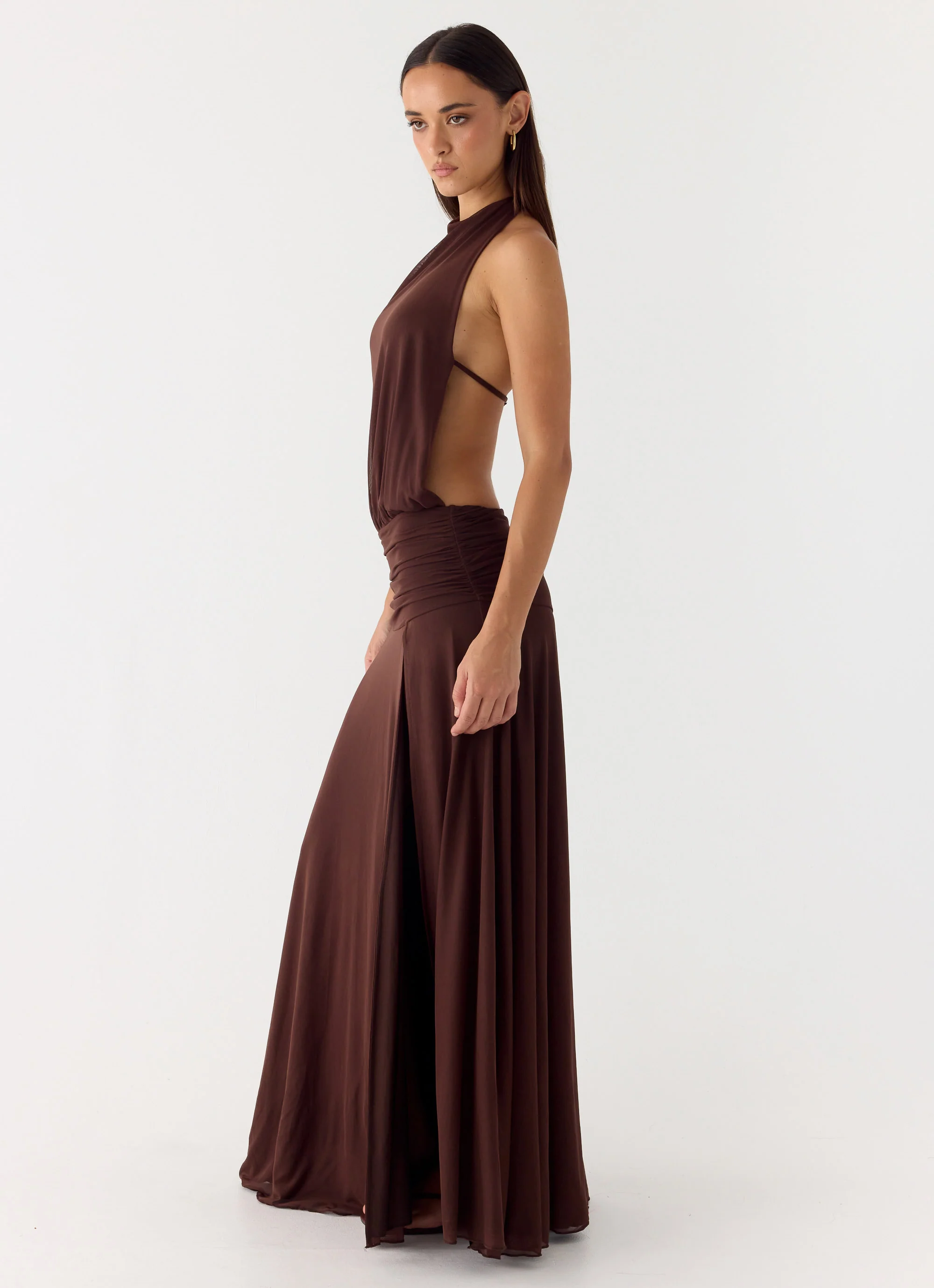 All This Aura Maxi Dress - Chocolate - Image 3