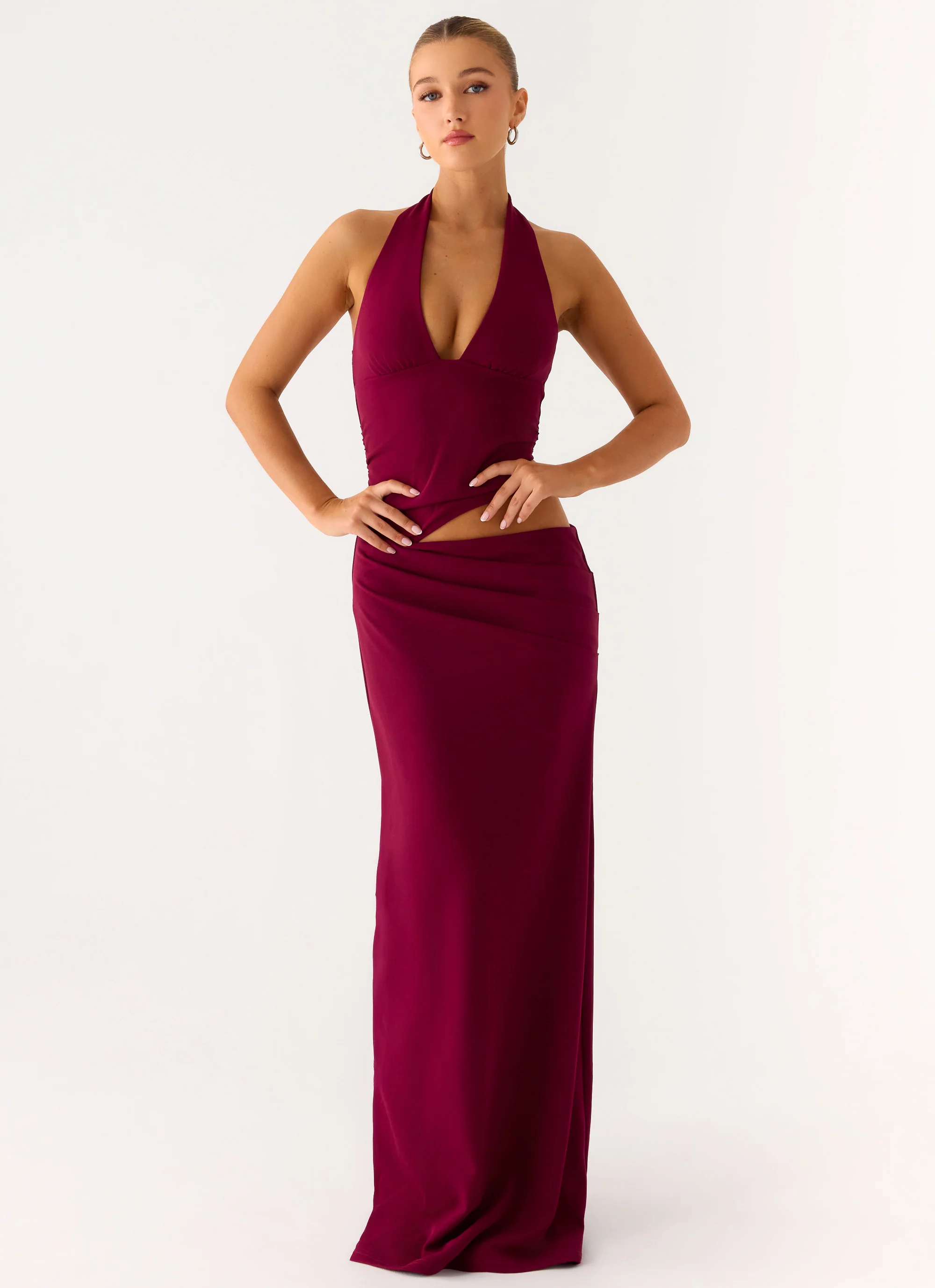 Almost Love Maxi Dress - Plum - Image 5