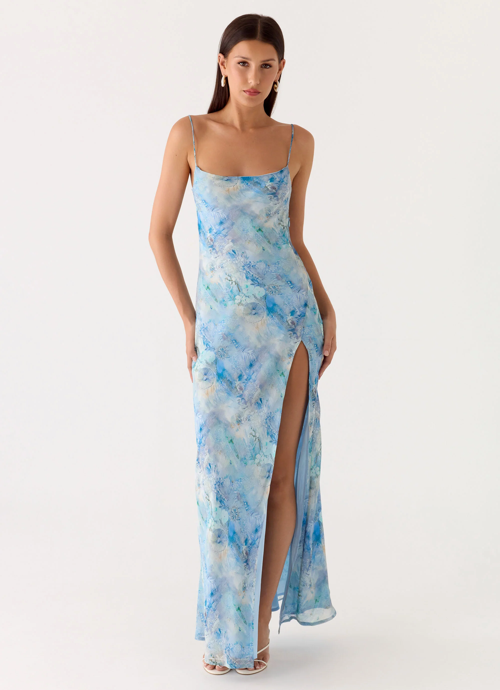 Alouette Maxi Dress - Aqua Paisley - Image 5
