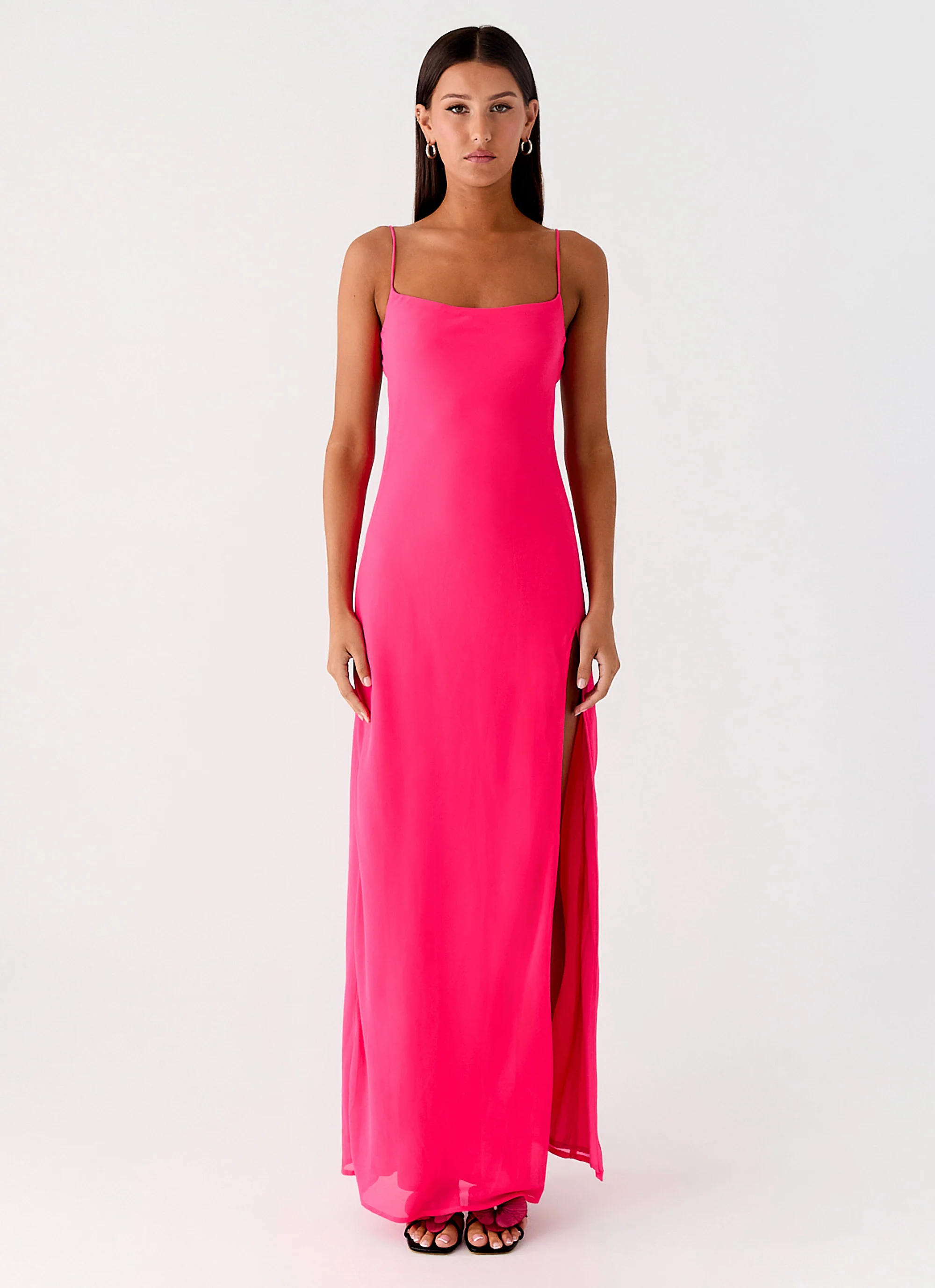 Alouette Maxi Dress - Fuchsia - Image 3