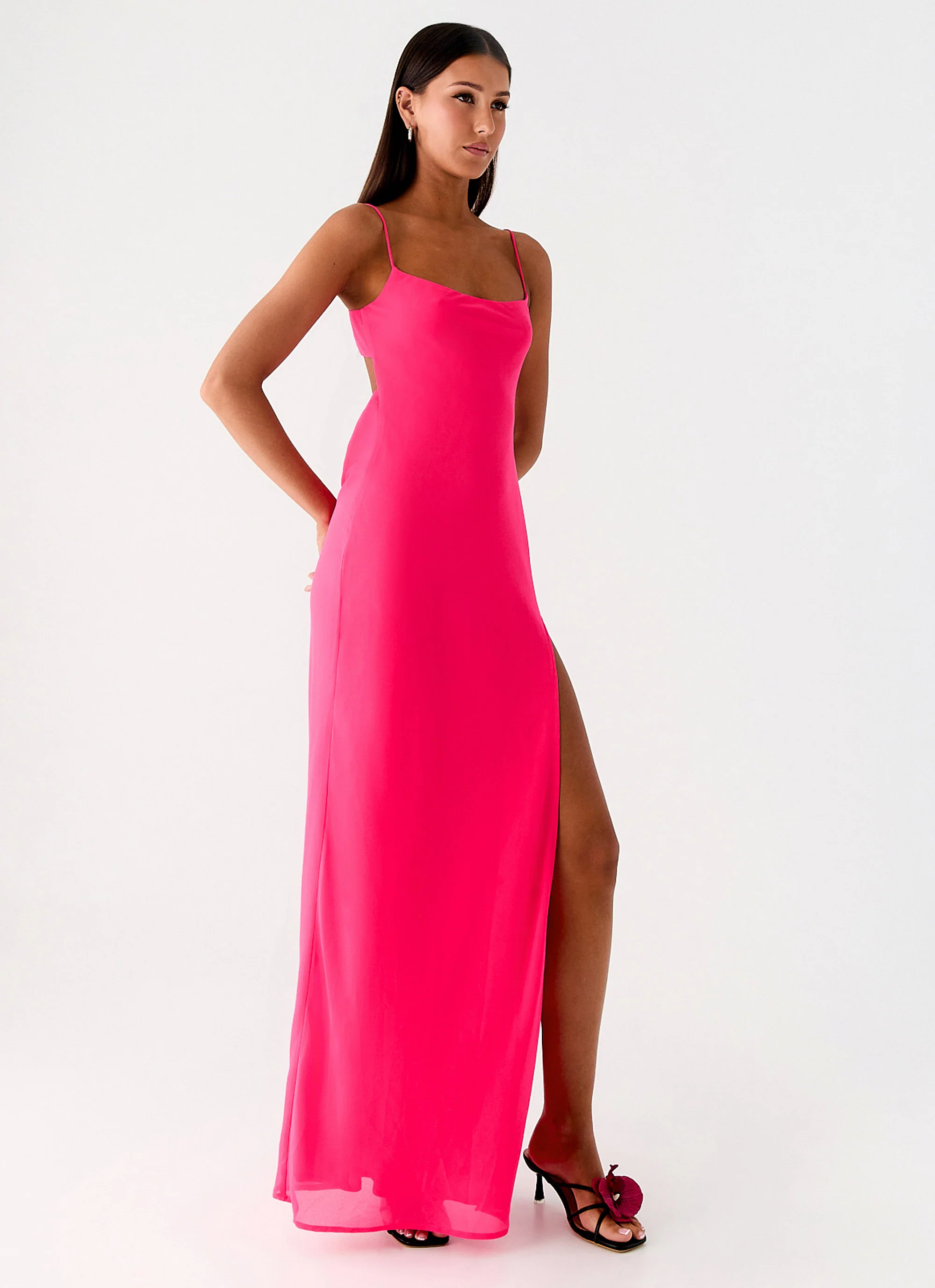 Alouette Maxi Dress - Fuchsia - Image 5