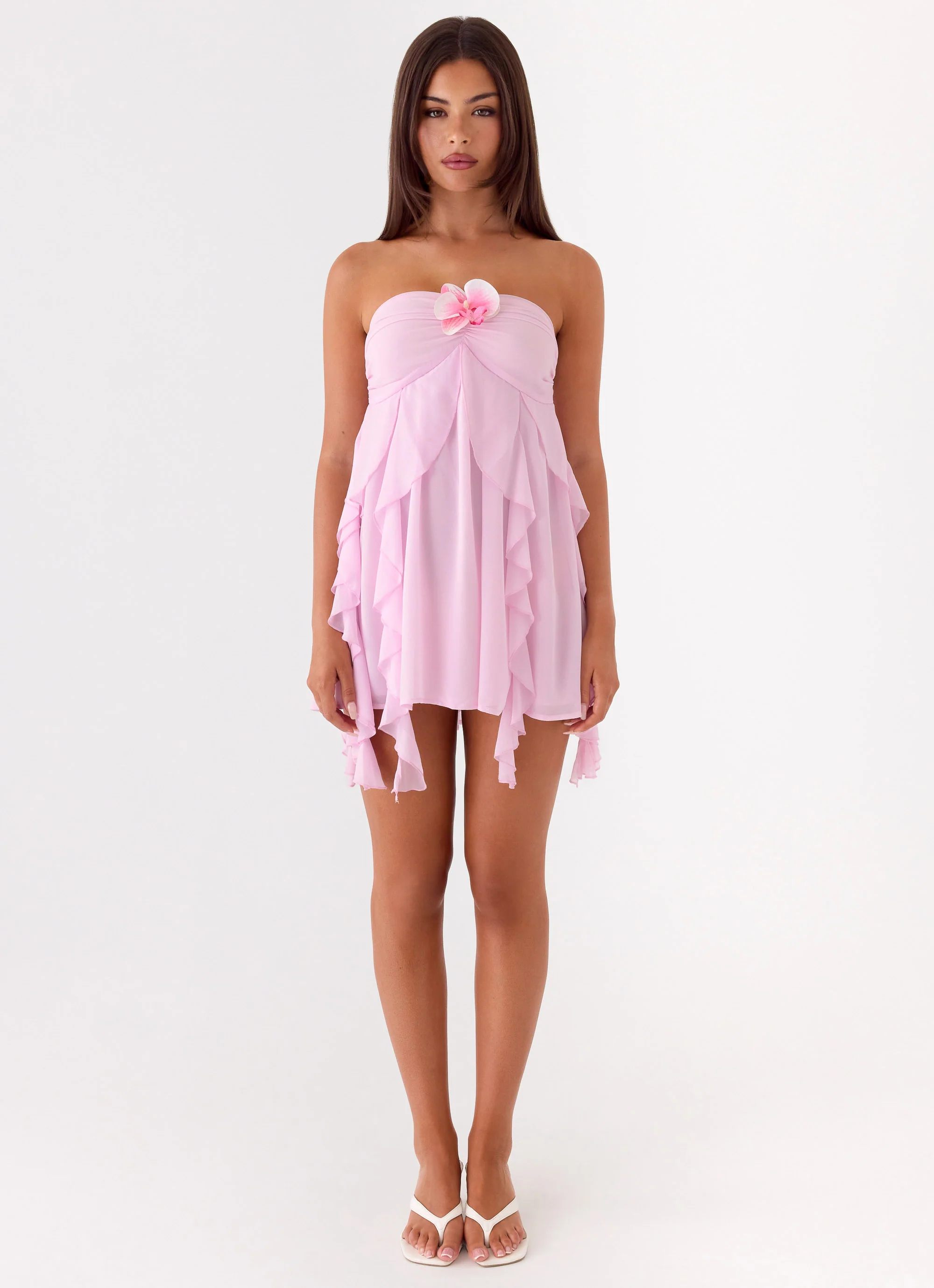 Amadine Mini Dress - Pink - Image 4