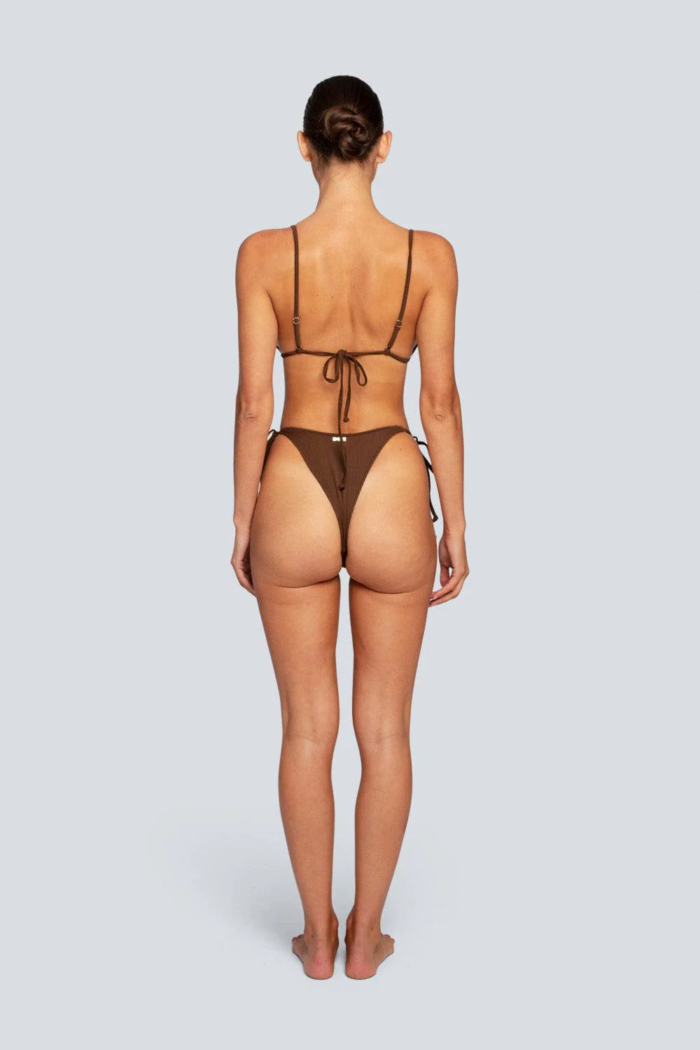 Amara Bottom - Ribbed Brown - Image 6