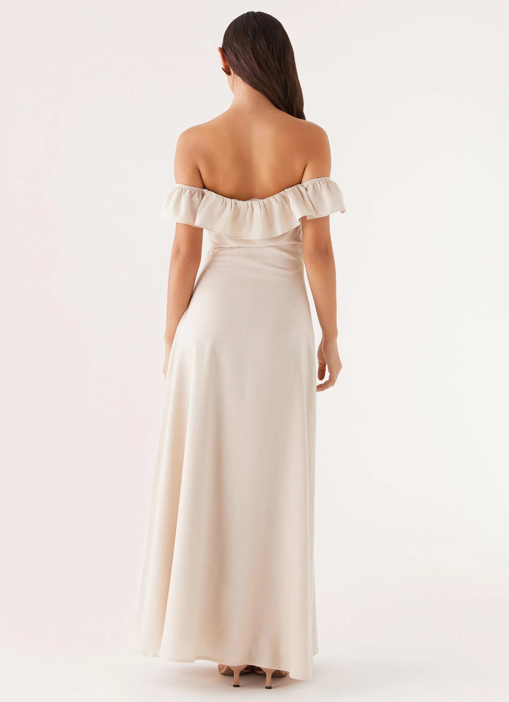 Amarosa Linen Maxi Dress - Natural - Image 5