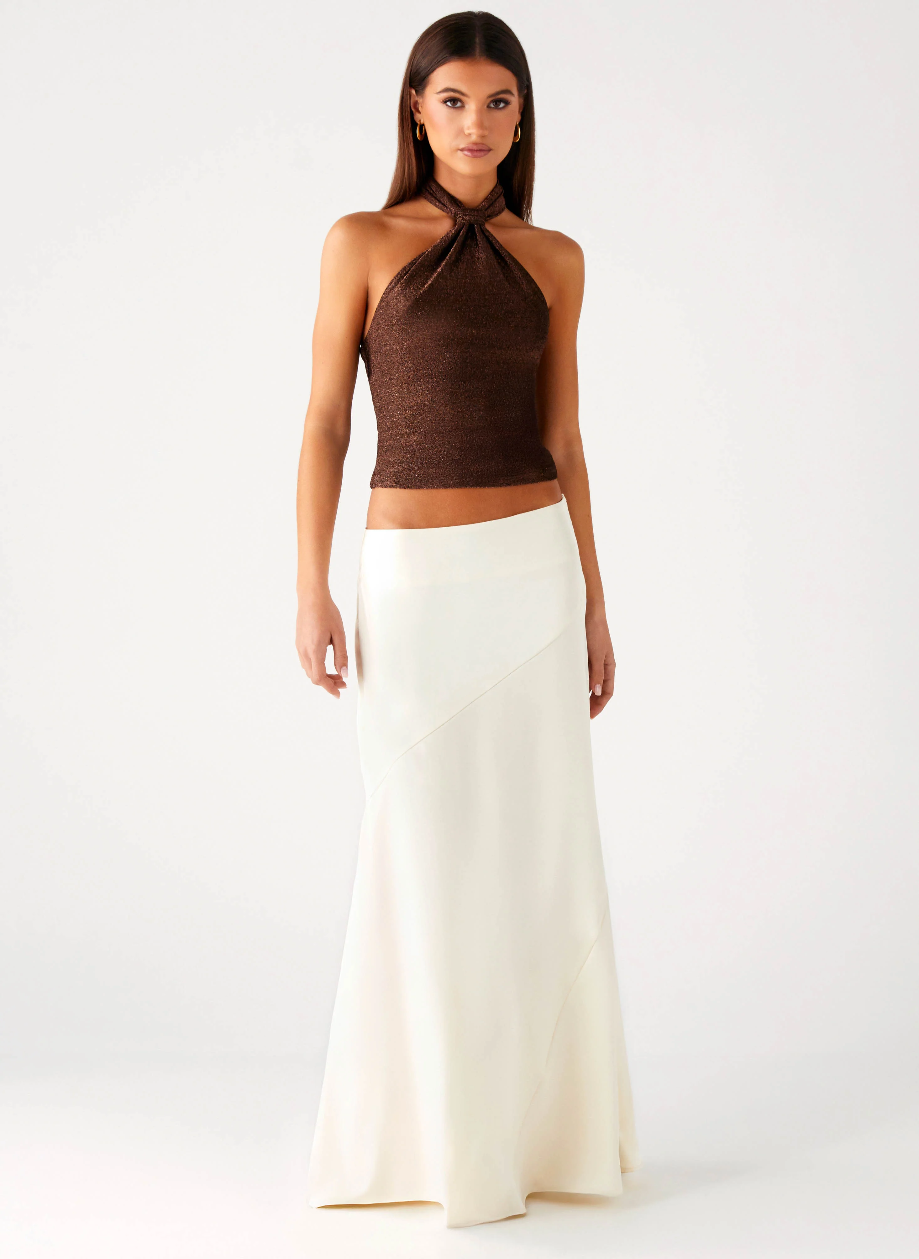 Amber Light Top - Chocolate - Image 6