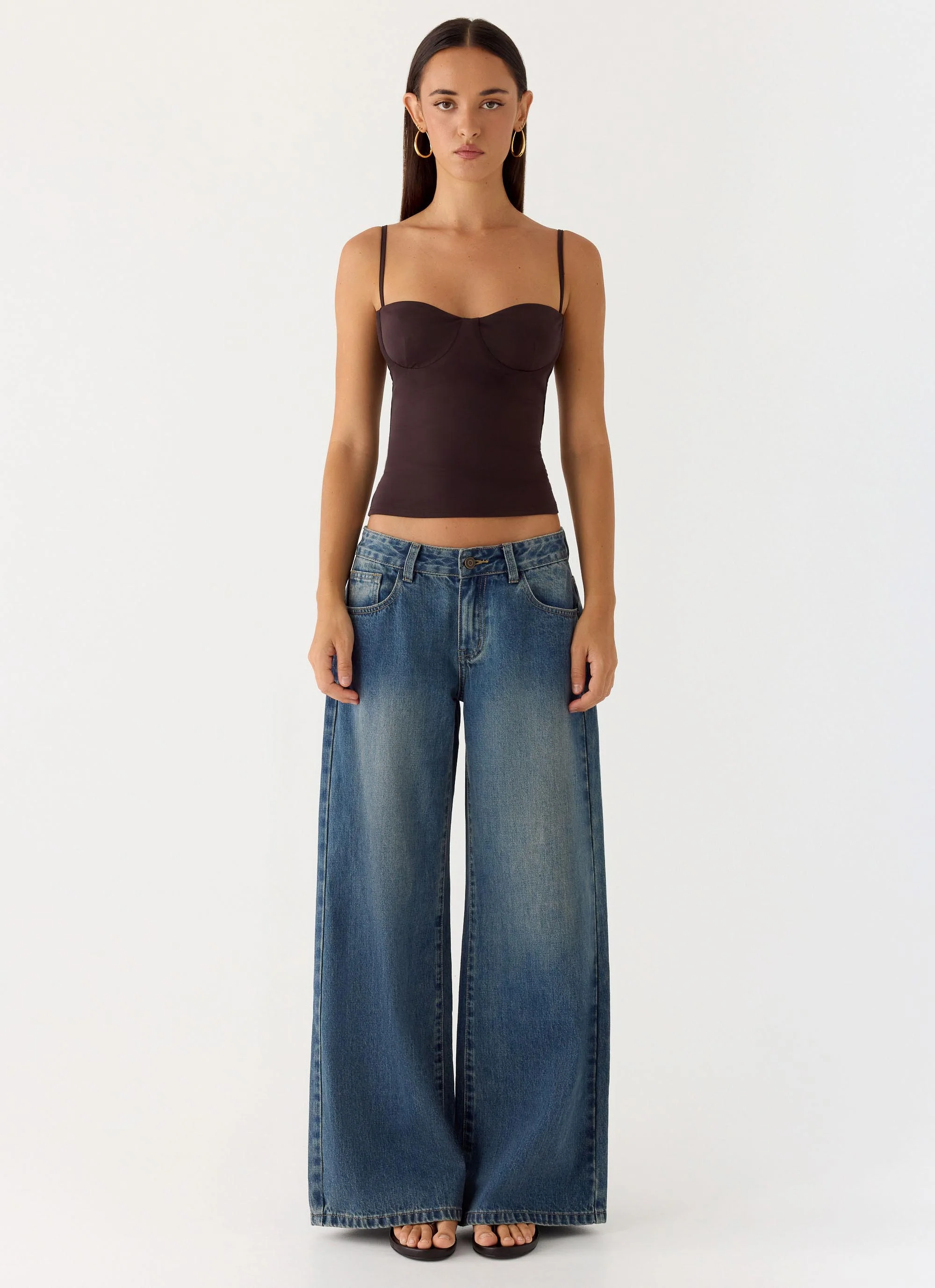 Ame Underwire Top - Chocolate - Image 4