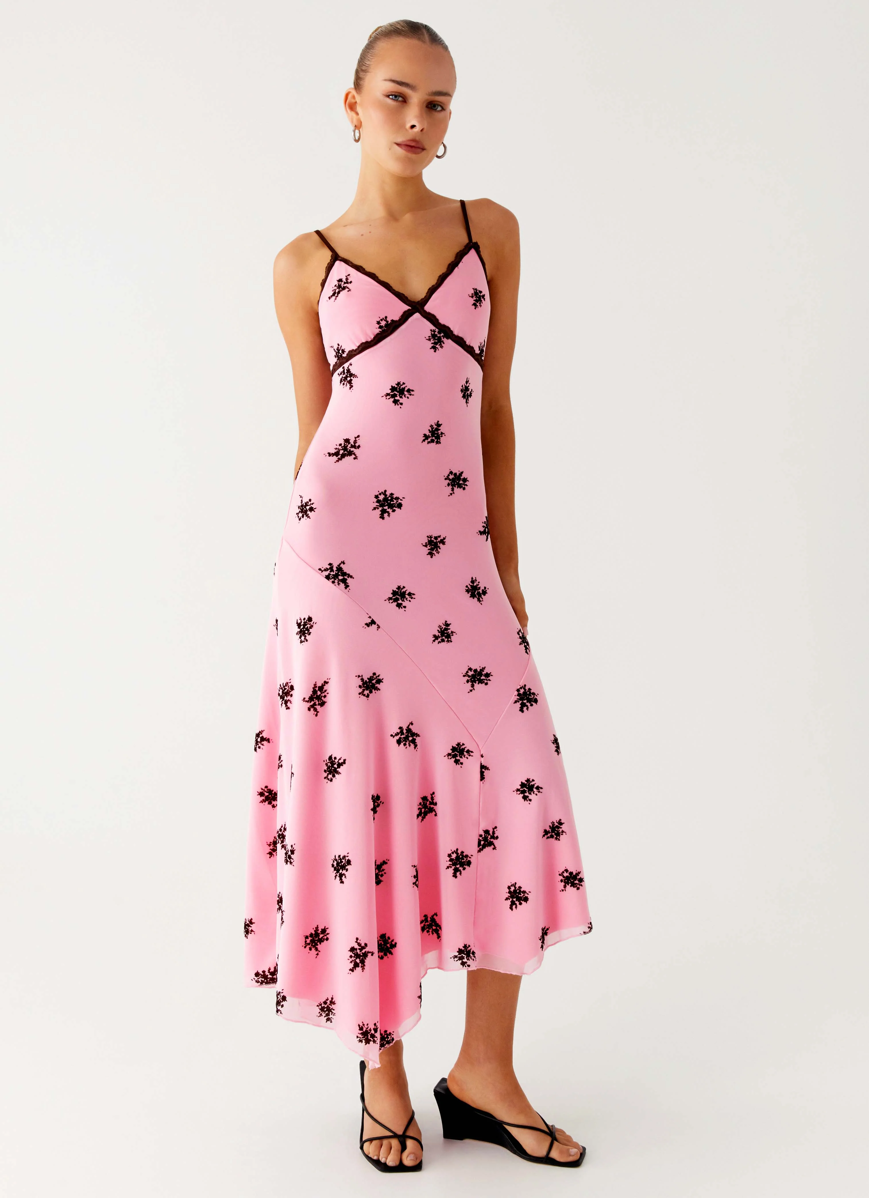 Amelia Midi Dress - Pink - Image 5