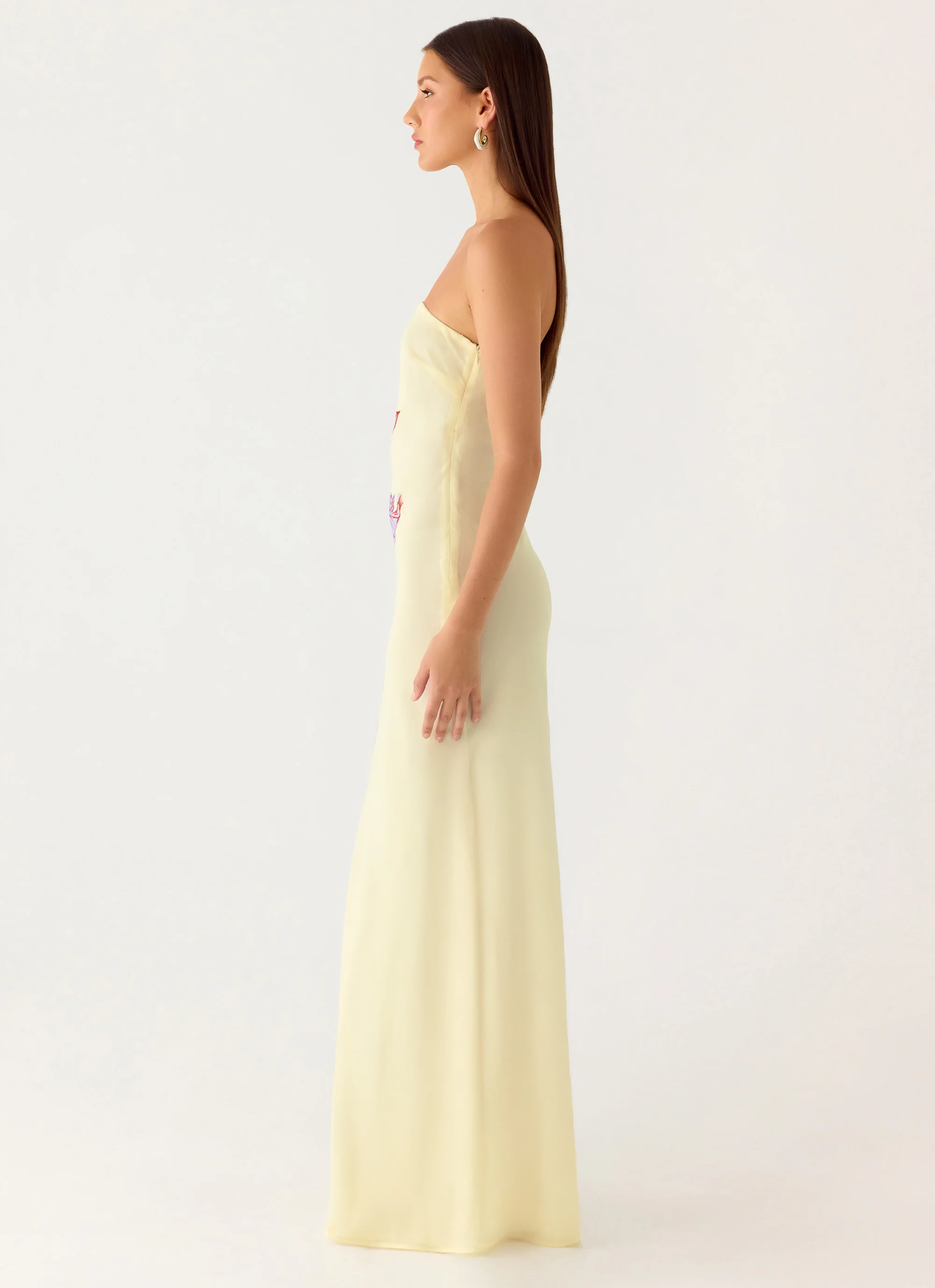 Amelle Maxi Dress - Purple Floral - Image 5