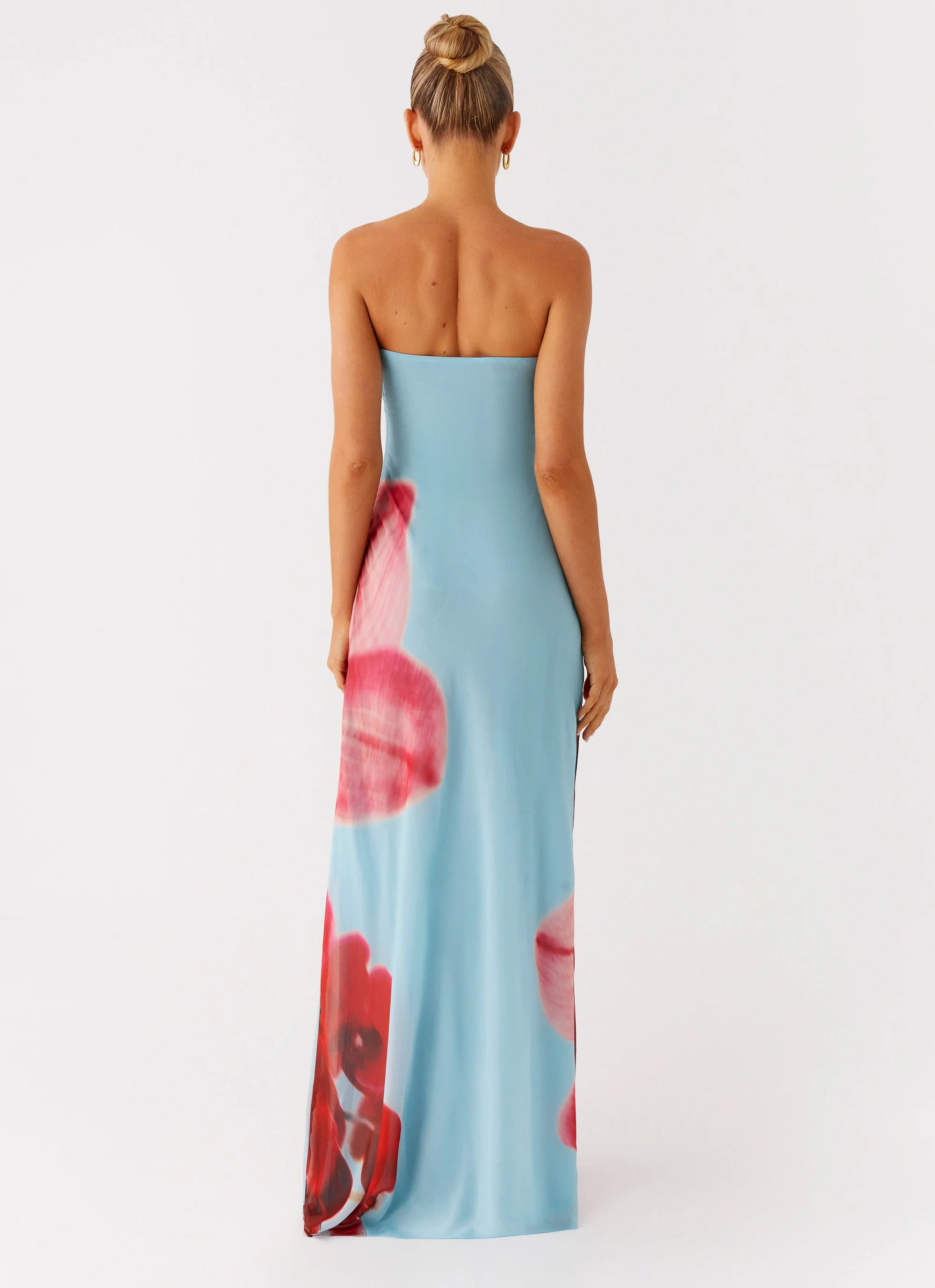 Amelle Maxi Dress - Turquoise Bloom - Image 3