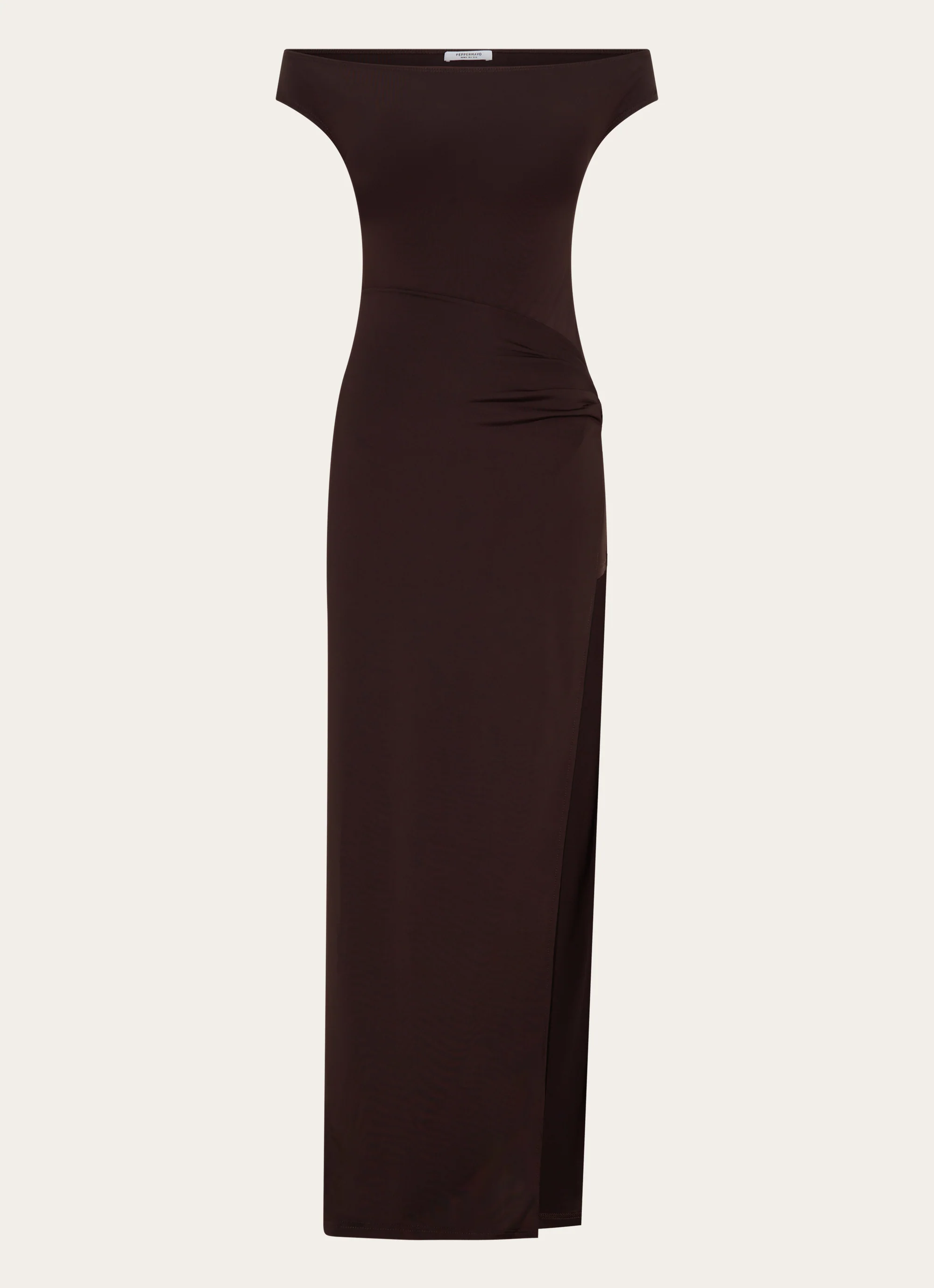 Amerie Maxi Dress - Chocolate - Image 3