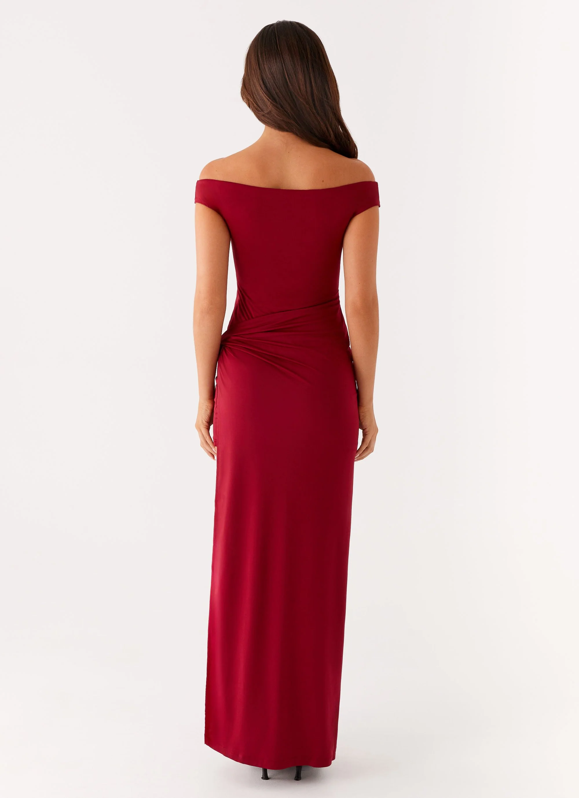 Amerie Maxi Dress - Maroon - Image 4