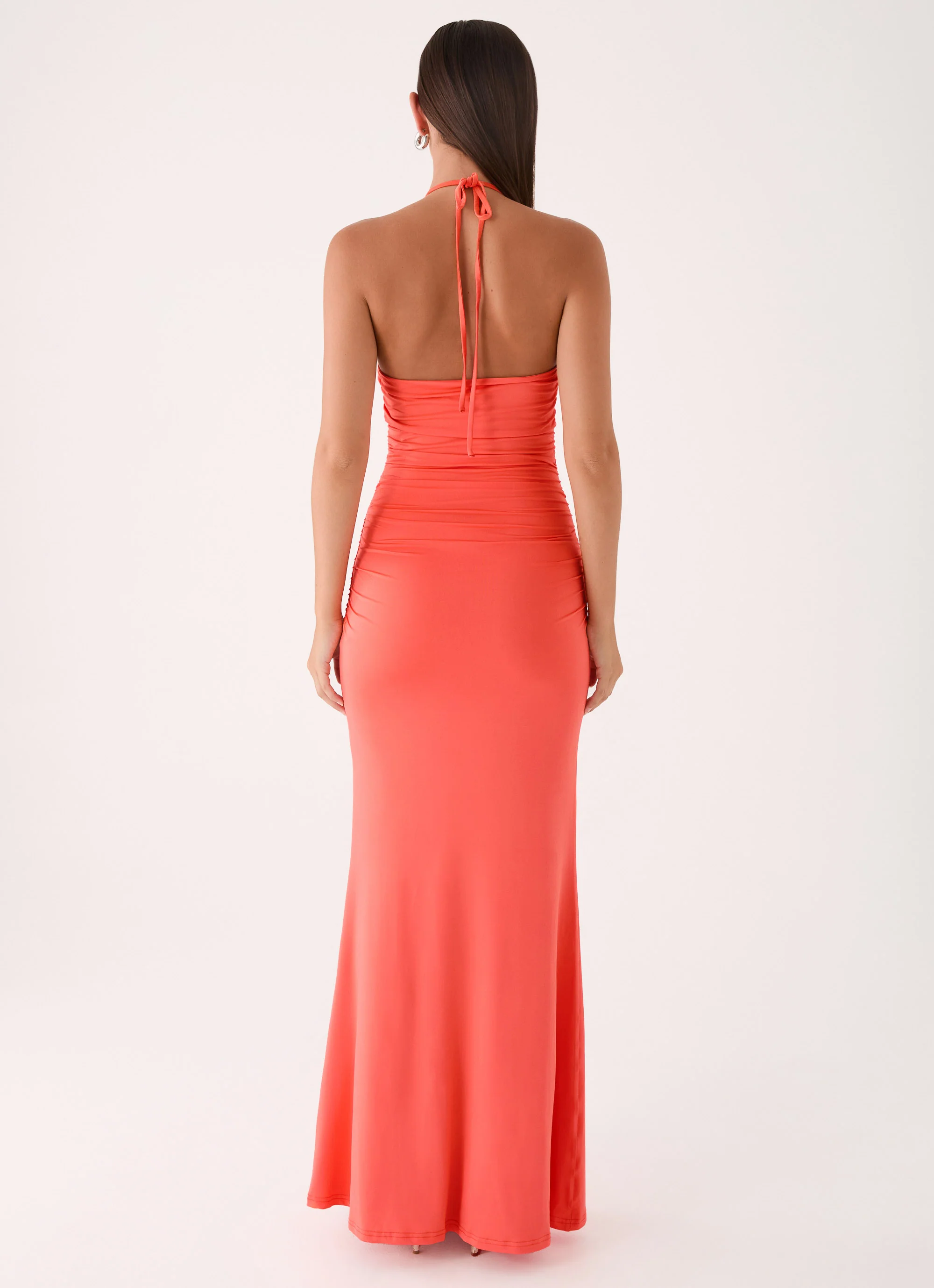 Aminata Maxi Dress - Burnt Coral - Image 3