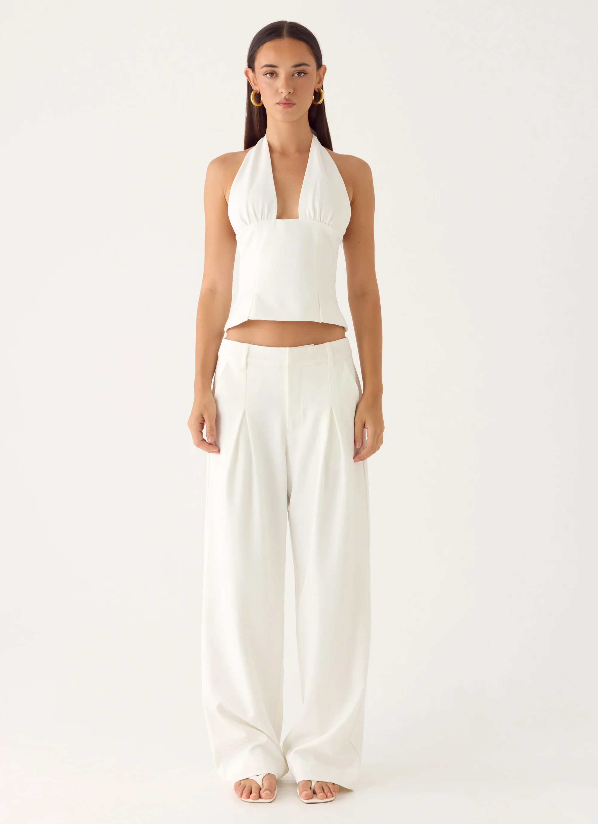 Amrita Halter Top - White - Image 6