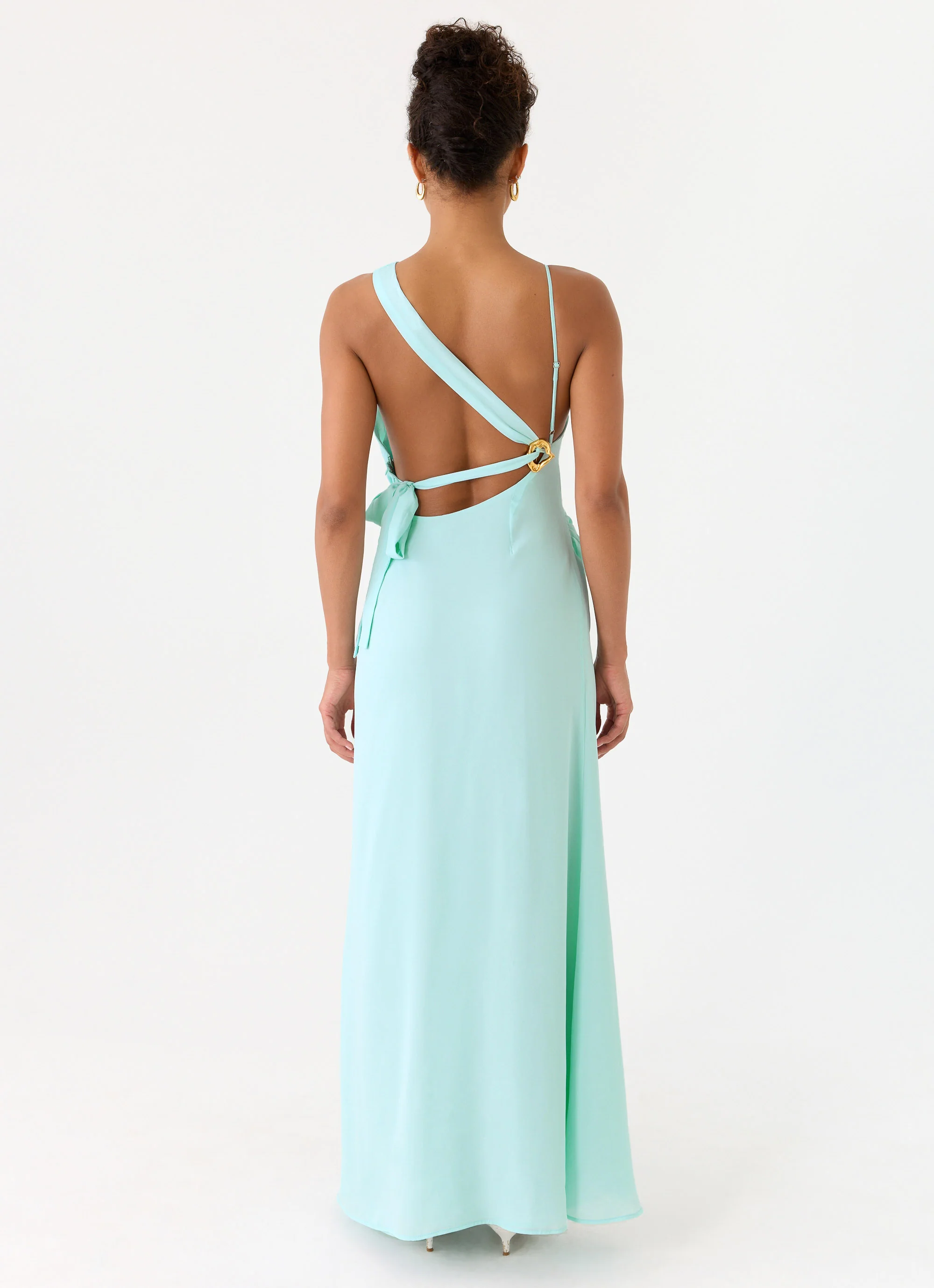 Analia Maxi Dress - Aqua - Image 4