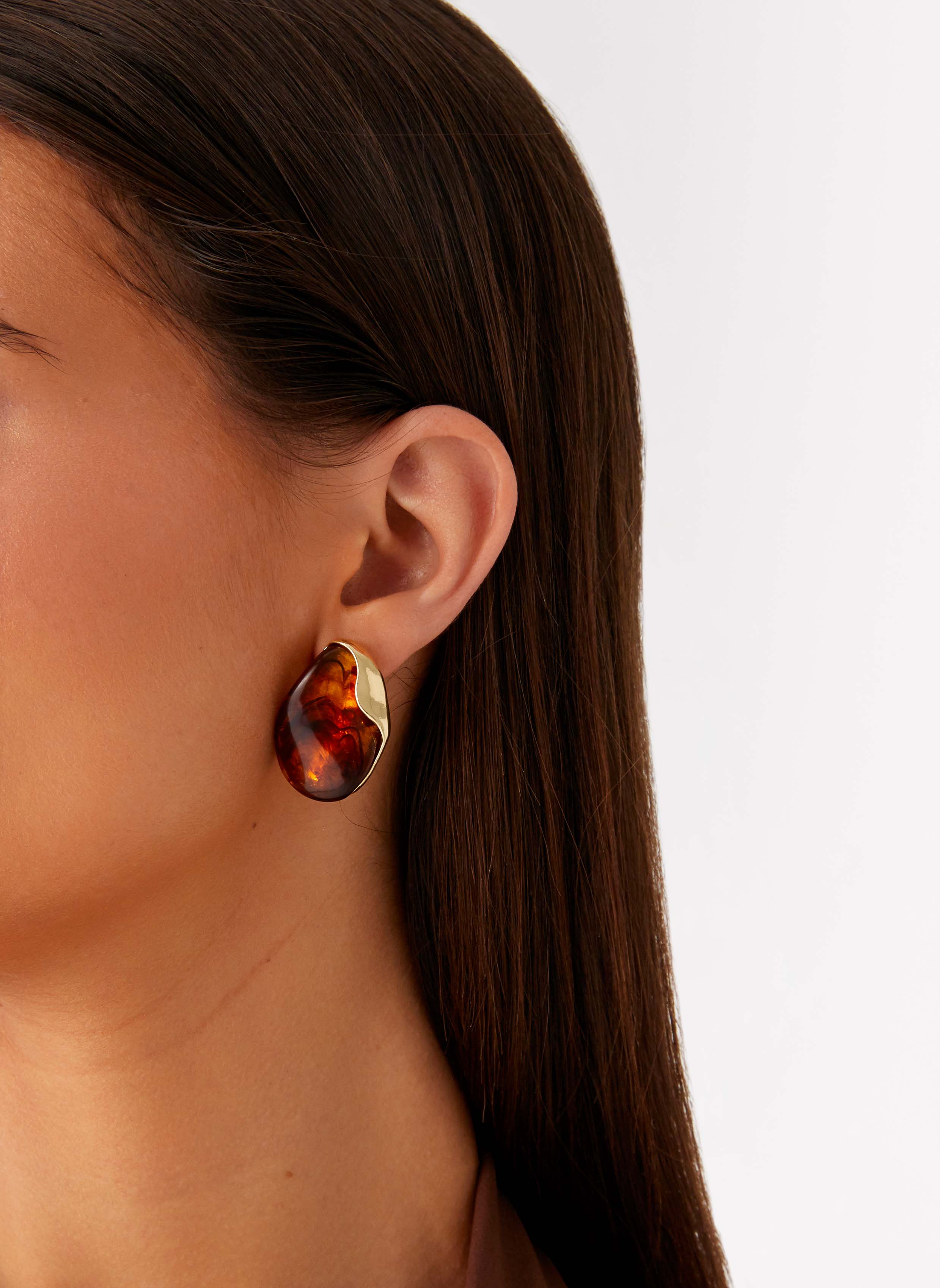Andra Earrings - Tort - Image 3
