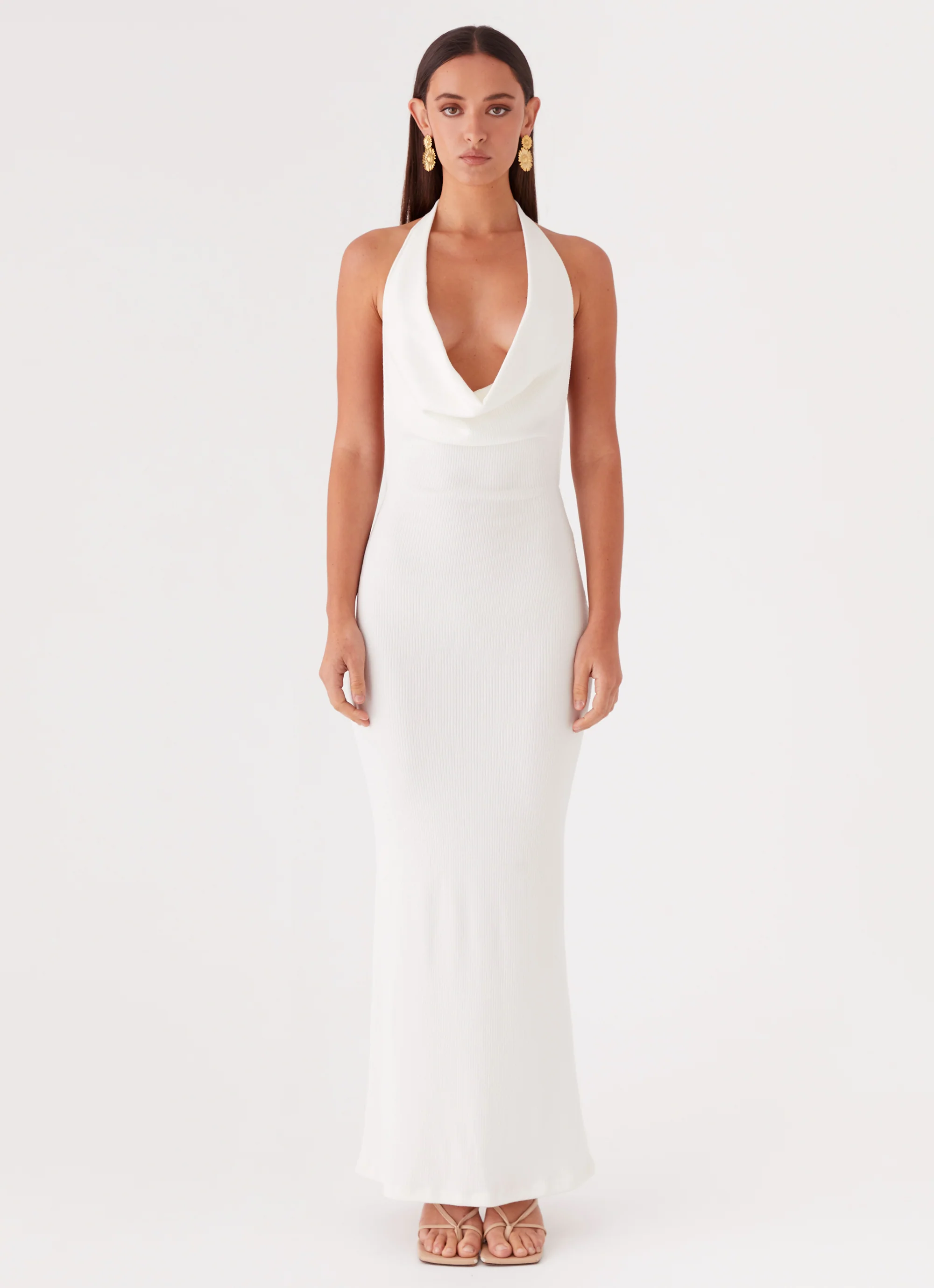 Anella Maxi Dress - White - Image 5