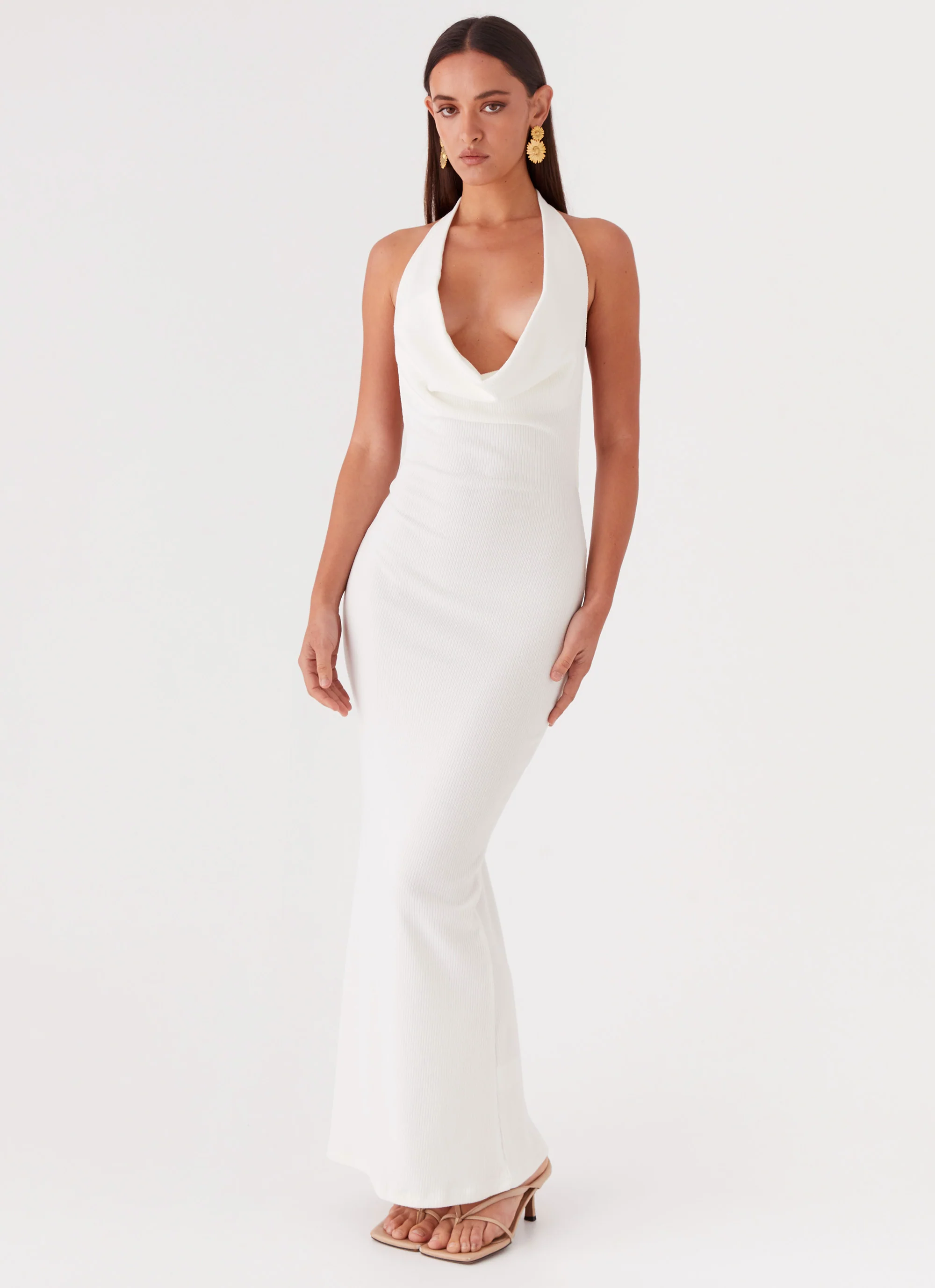 Anella Maxi Dress - White - Image 8