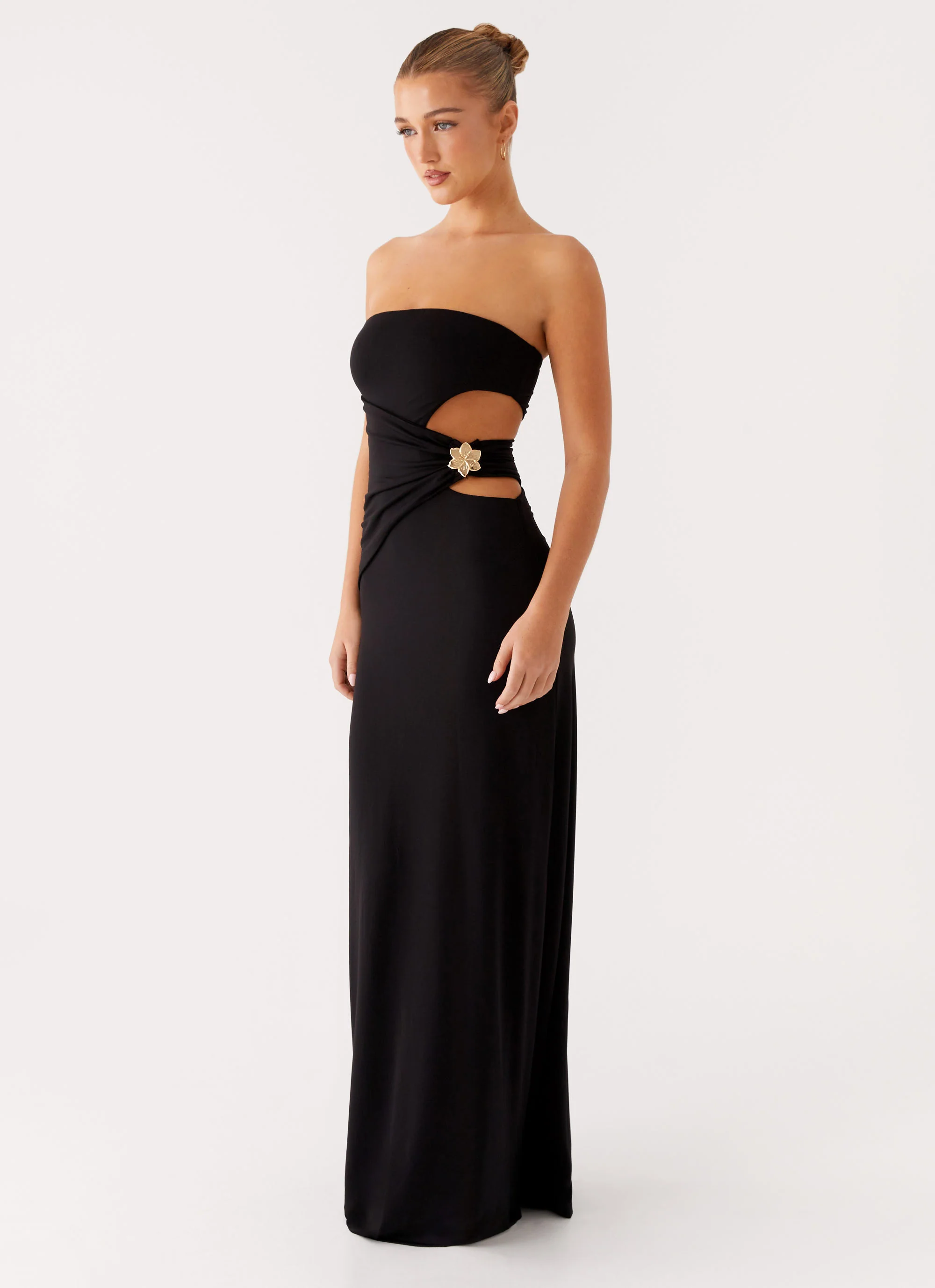 Anetta Maxi Dress - Black - Image 3