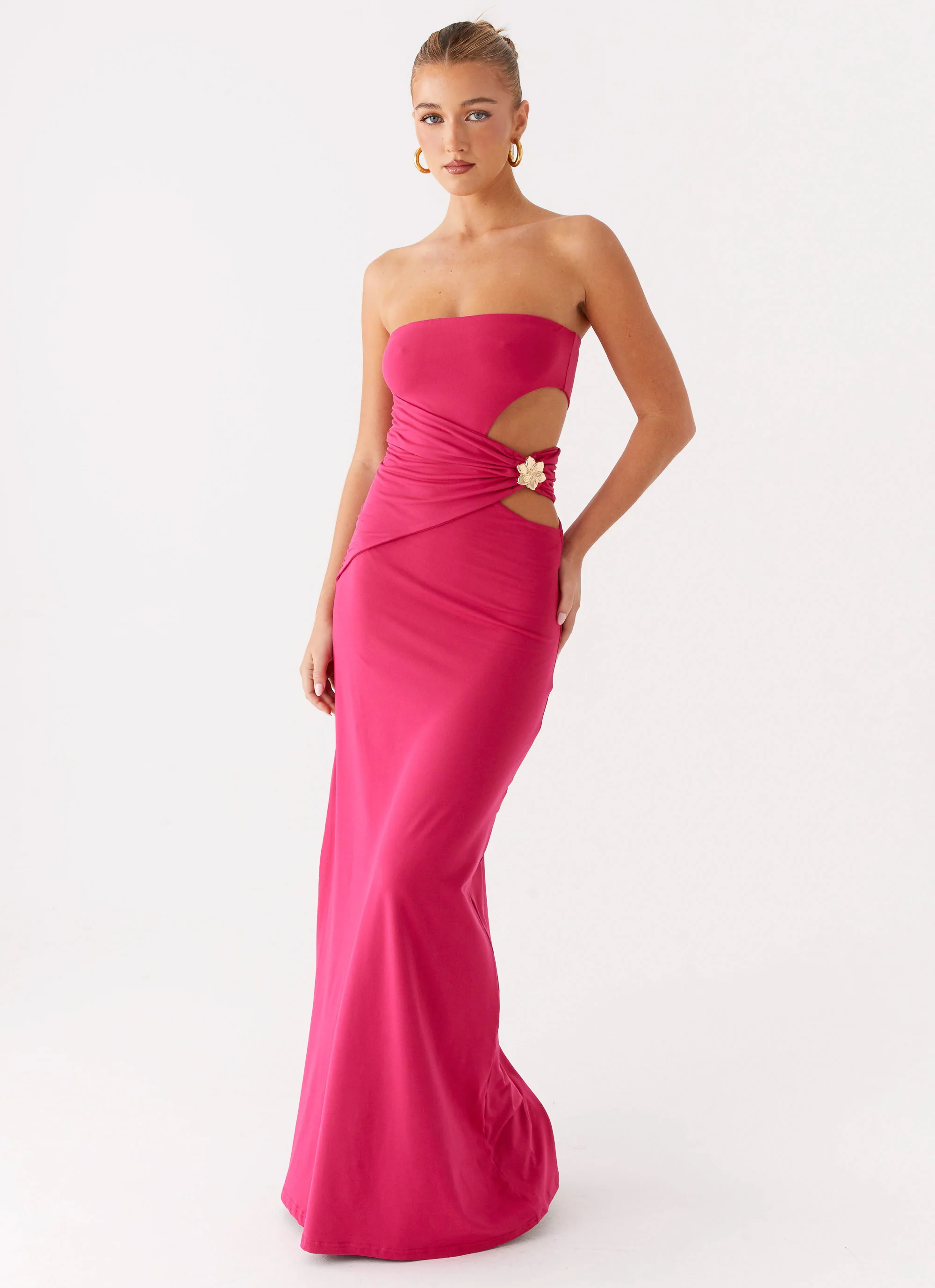 Anetta Maxi Dress - Fuchsia - Image 6