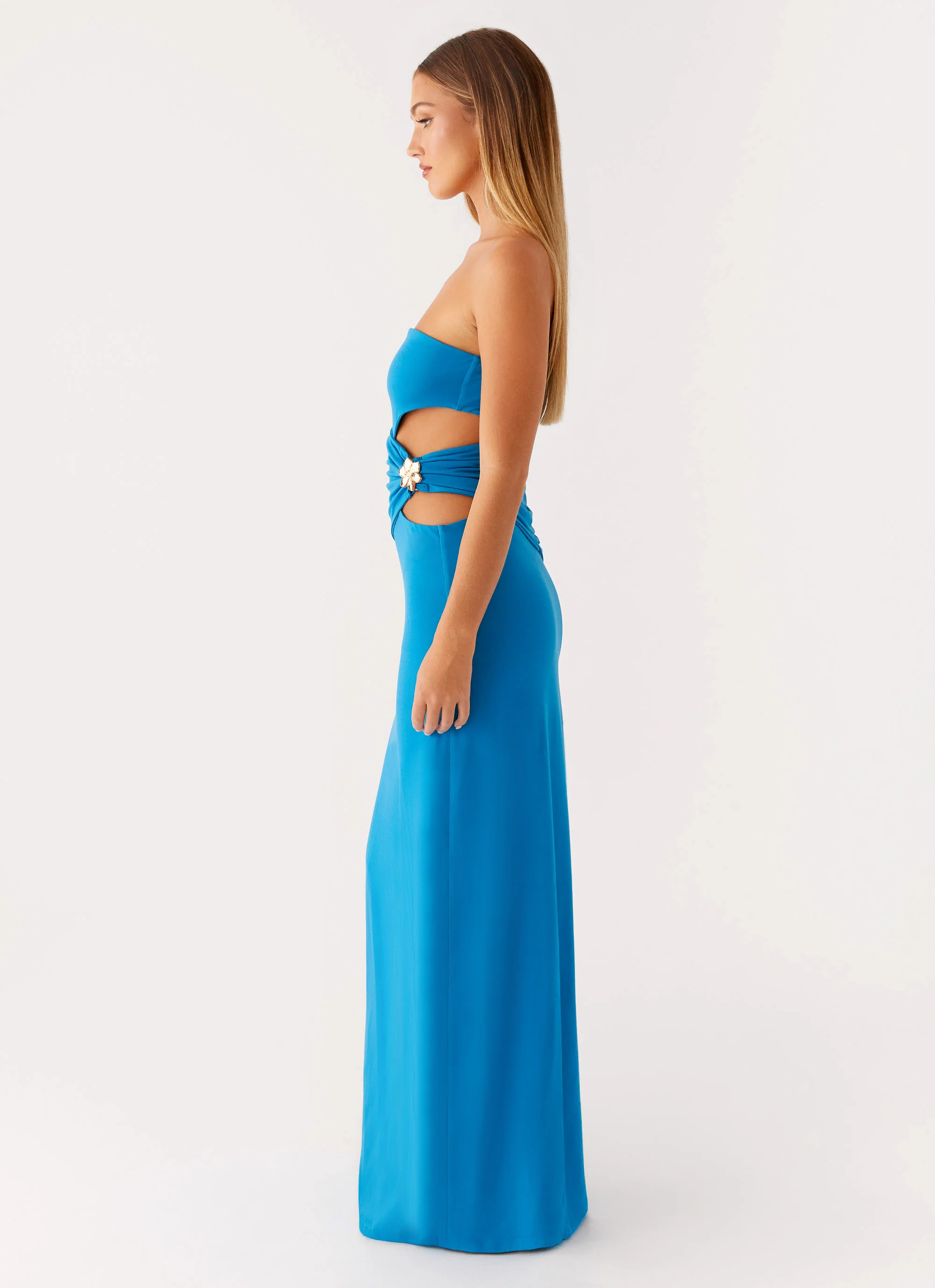 Anetta Maxi Dress - Royal Blue - Image 5