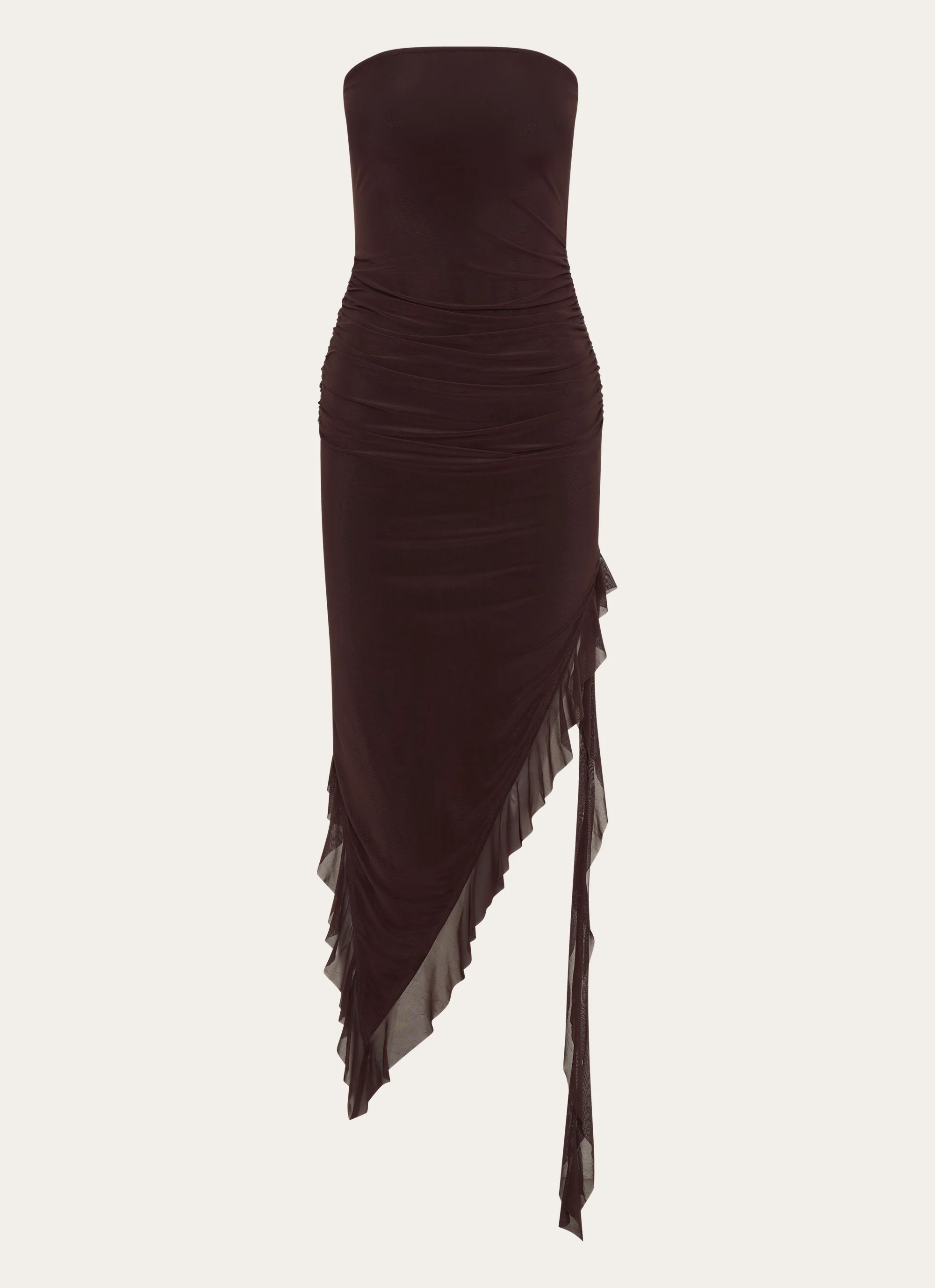 Aoife Midi Dress - Brown - Image 2