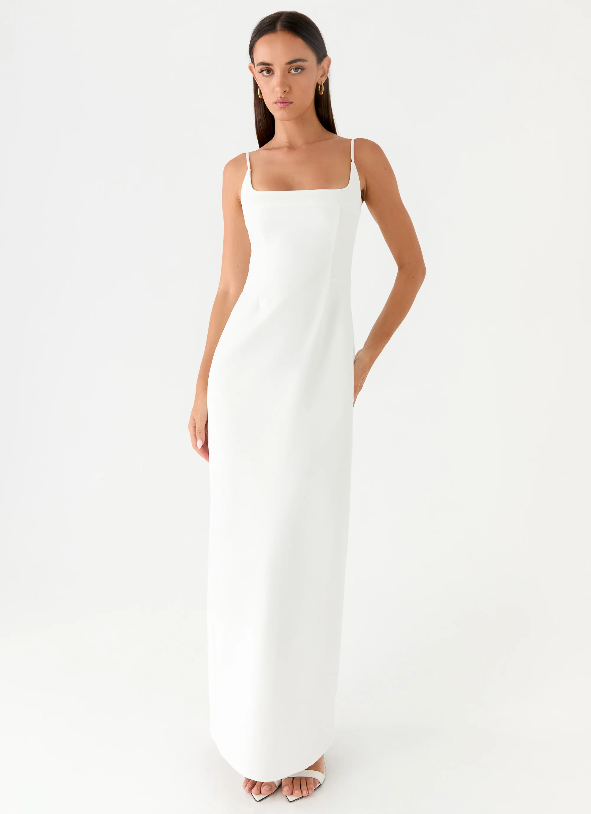 Aralyn Maxi Dress - White - Image 4