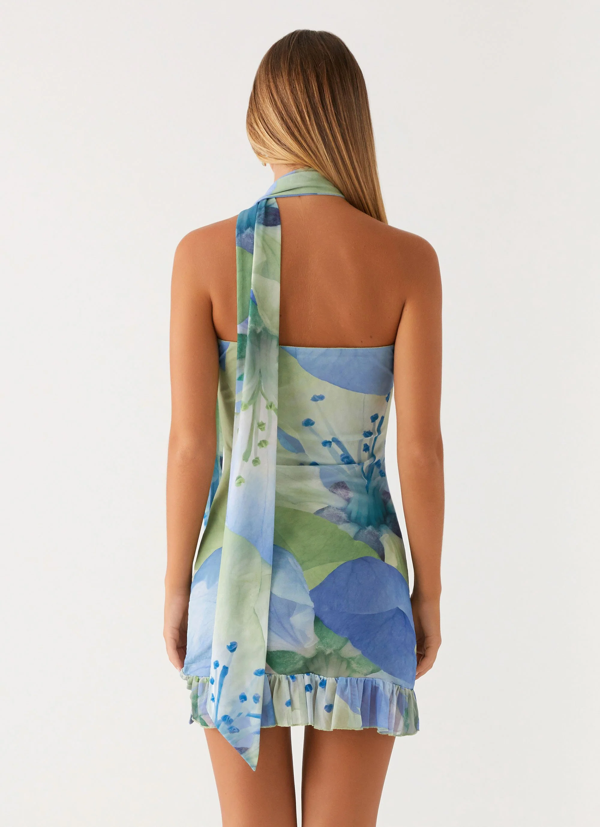 Archie Mini Dress - Flower Print - Image 4