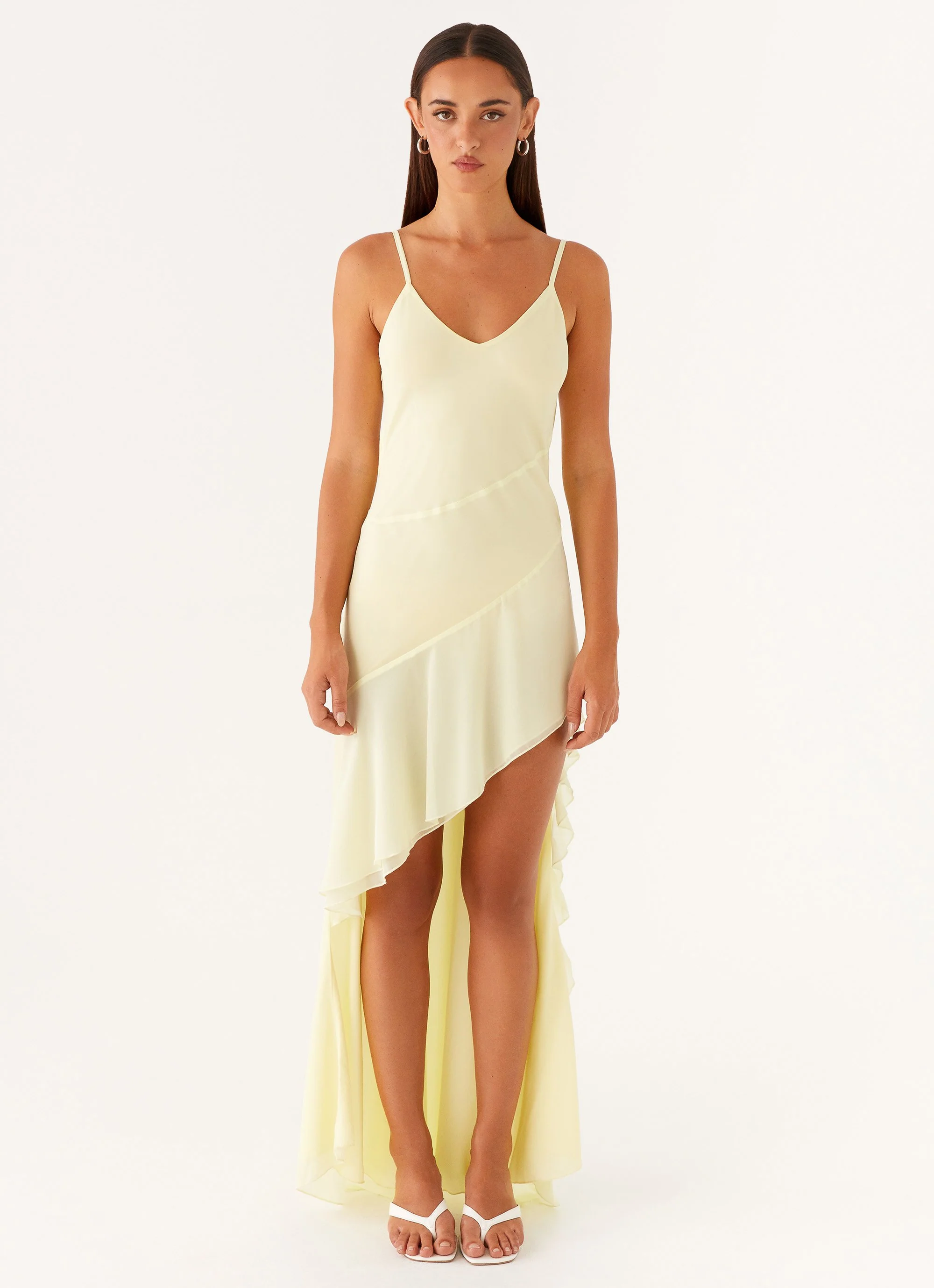 Ariel Maxi Dress - Baby Yellow - Image 4