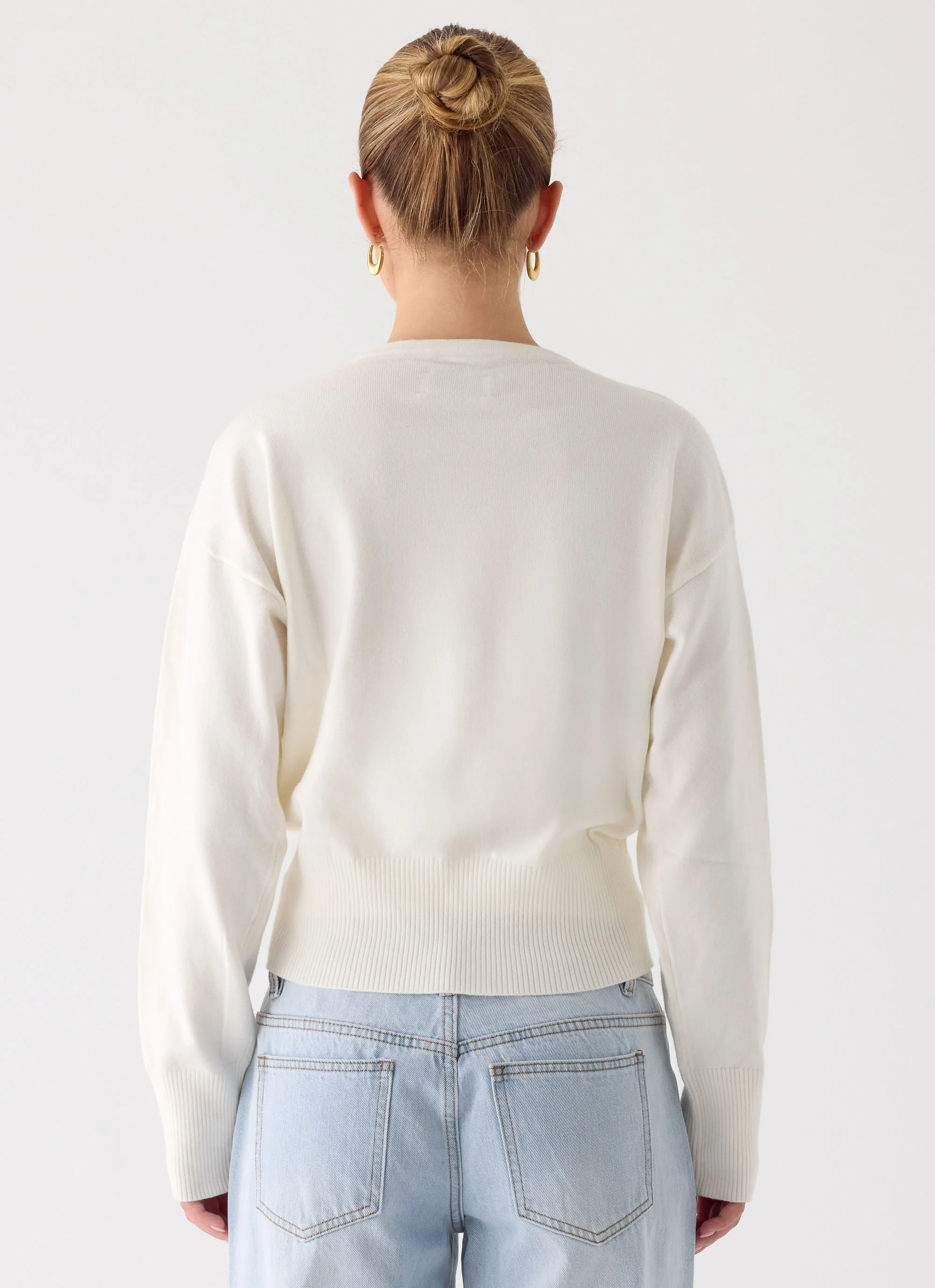 Arthur Knit Cardigan - Ivory - Image 4