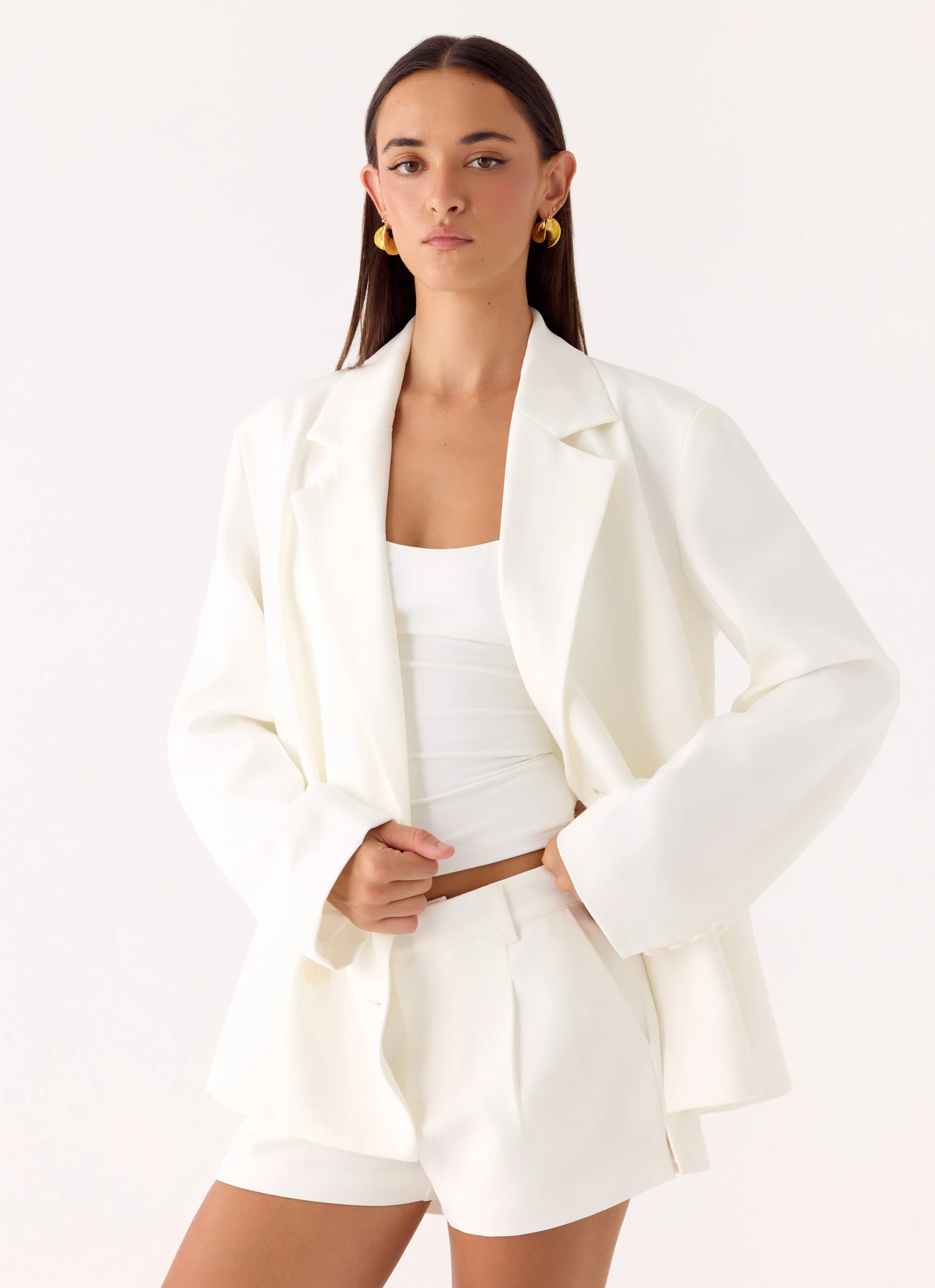Asher Suiting Blazer - White - Image 4