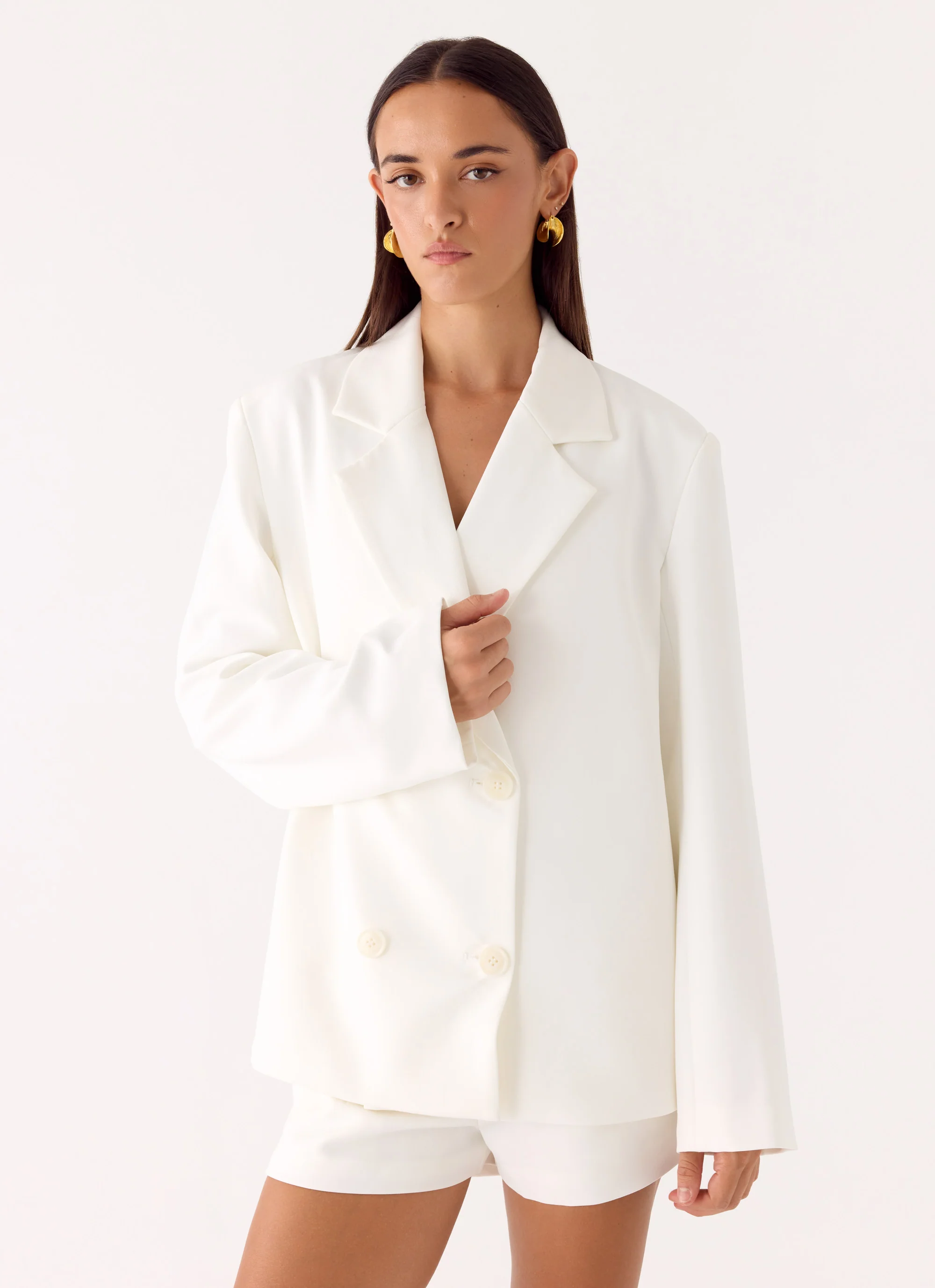 Asher Suiting Blazer - White - Image 6