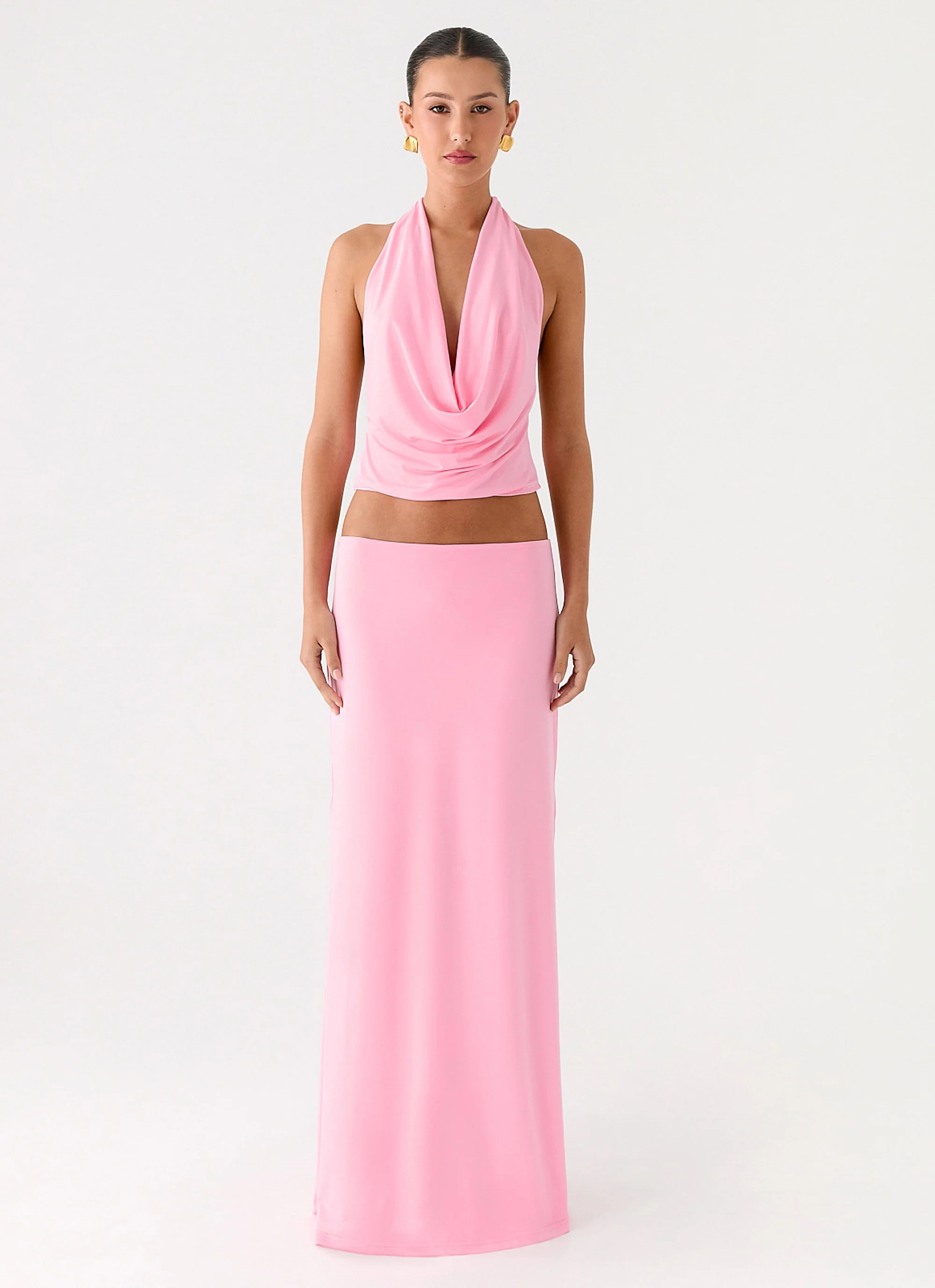 Ashi Cowl Top - Pink - Image 2