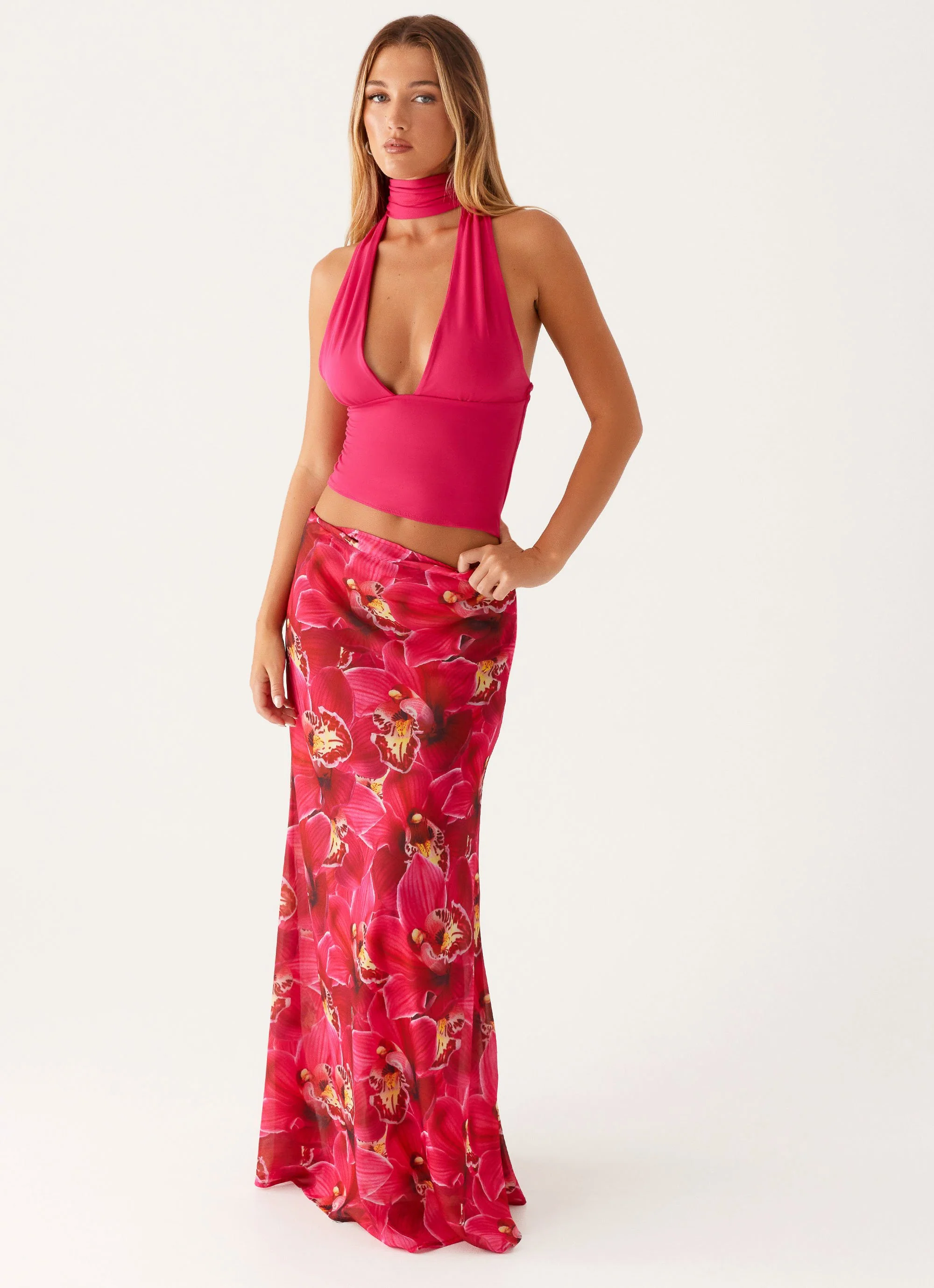 Ashley Maxi Skirt - Orchid Pink - Image 6