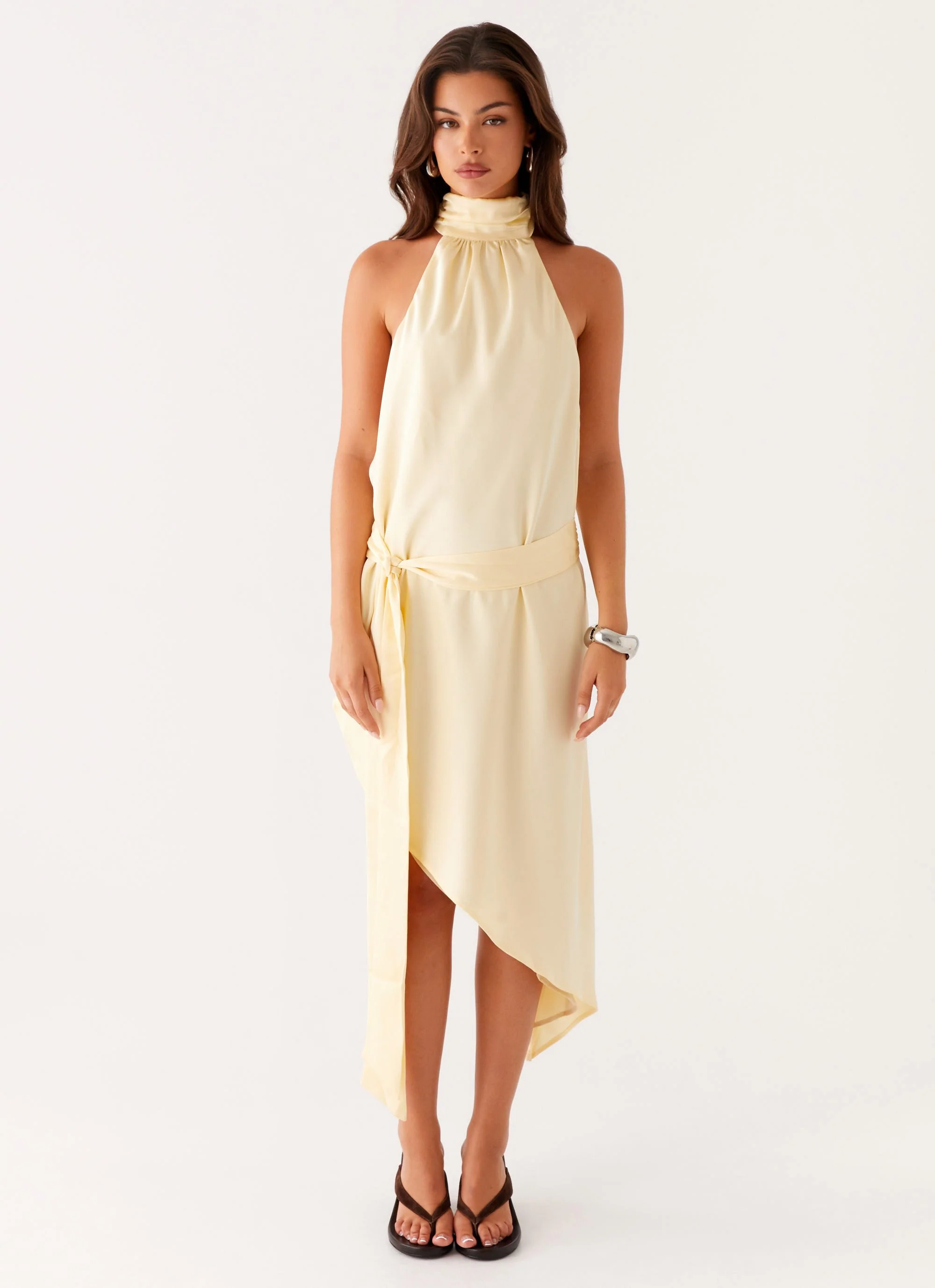 Atlantic Midi Dress - Yellow - Image 3