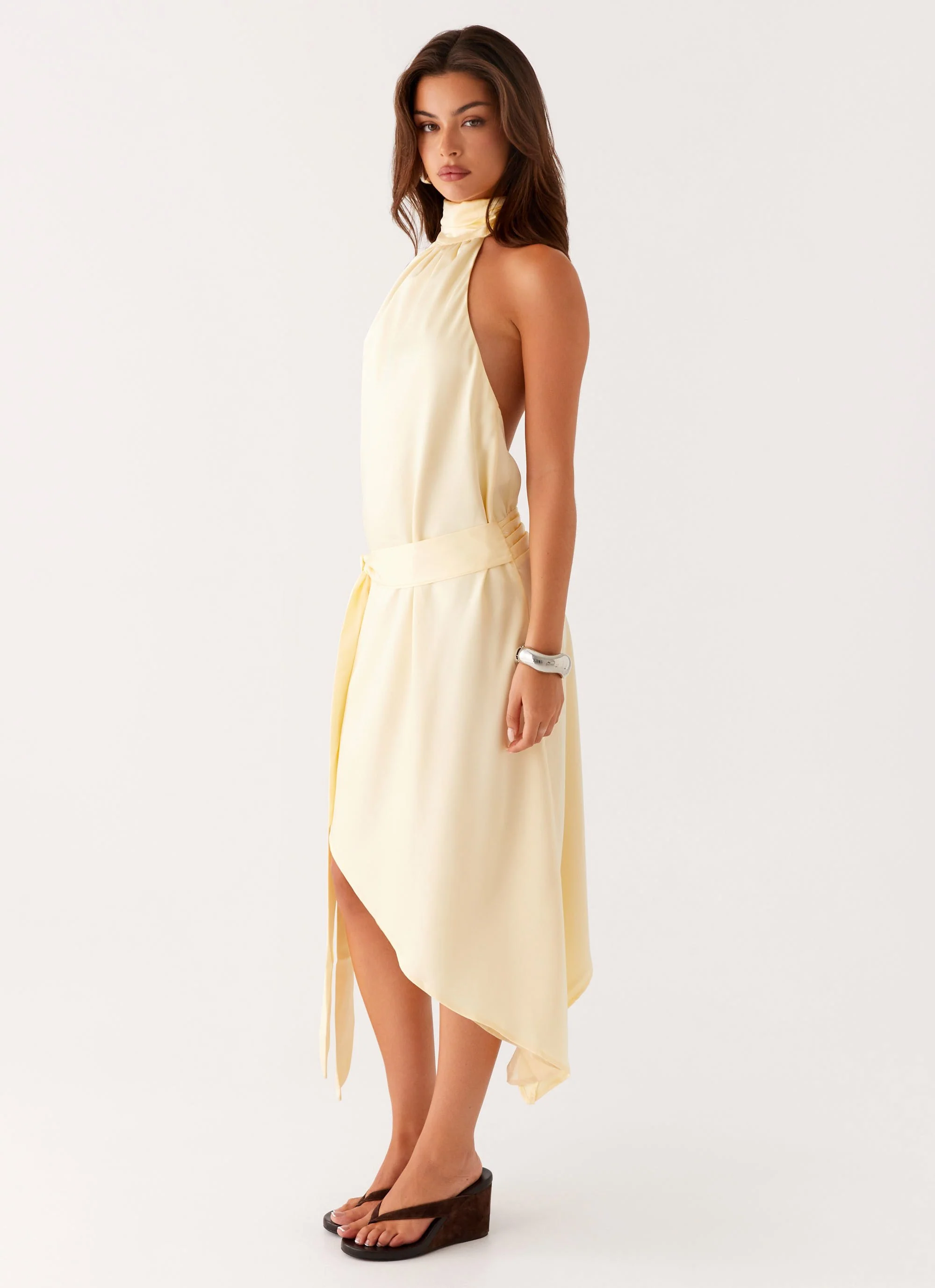 Atlantic Midi Dress - Yellow - Image 4