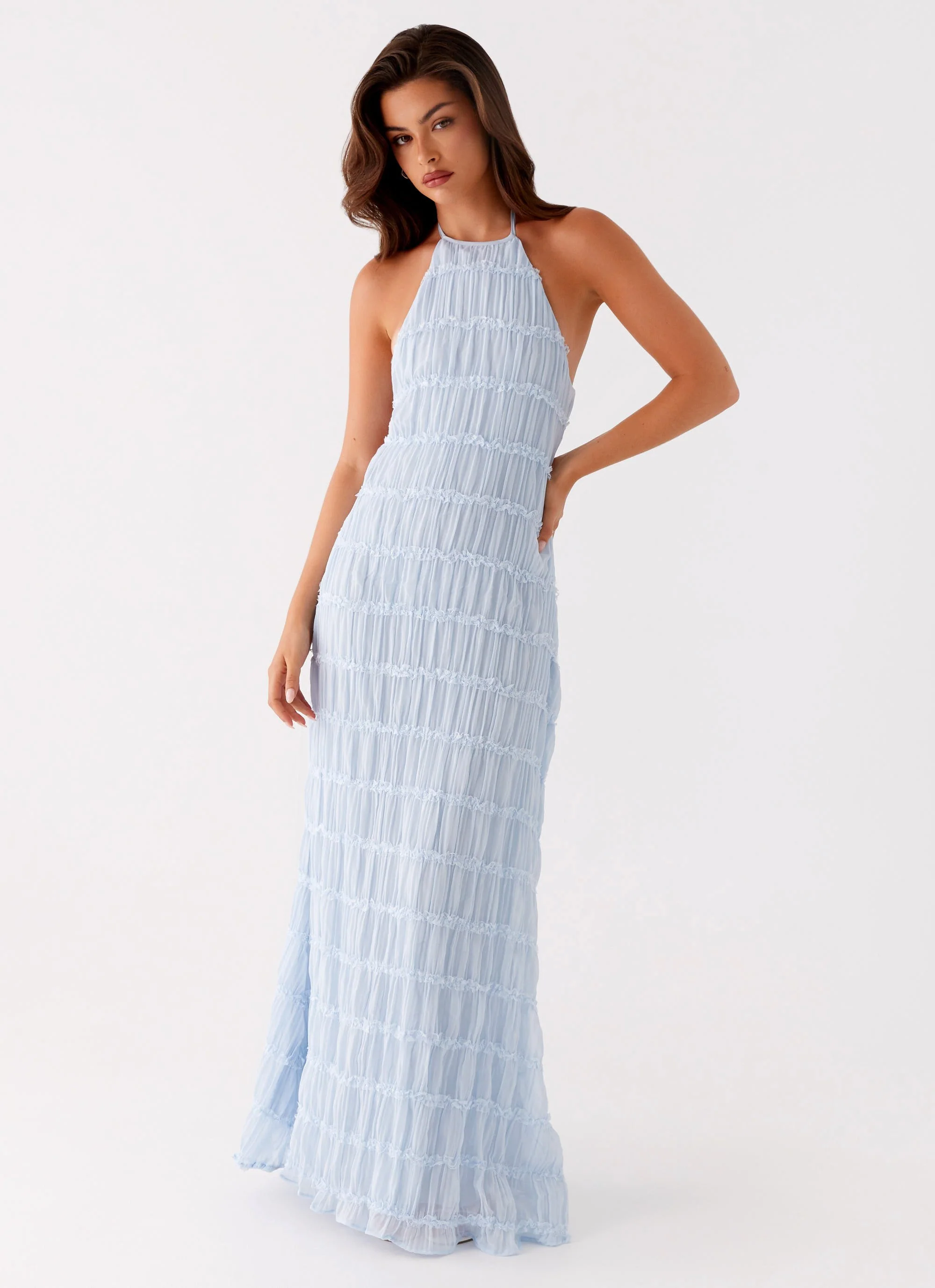 Aullie Maxi Dress - Blue - Image 6
