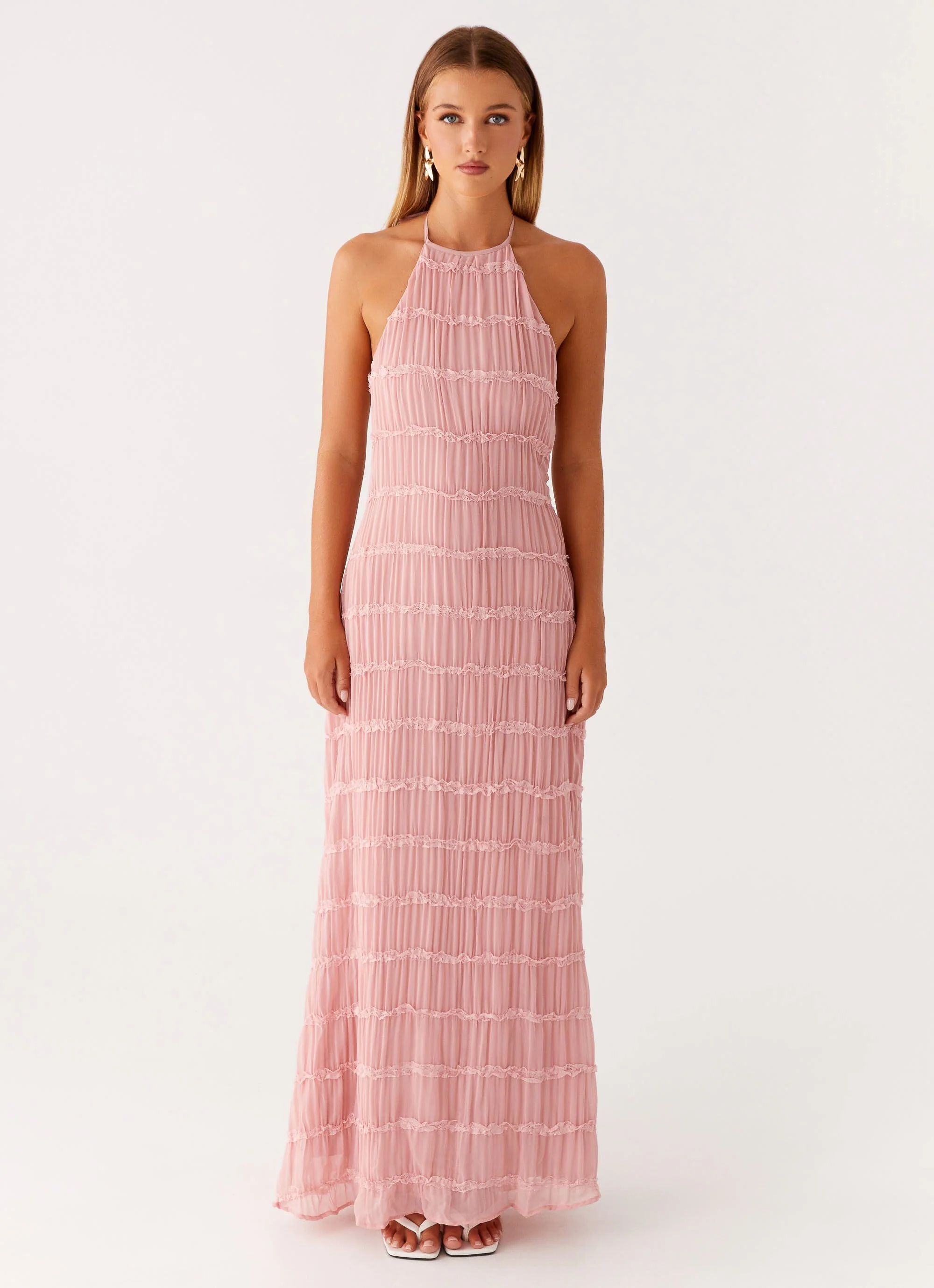 Aullie Maxi Dress - Pink - Image 2
