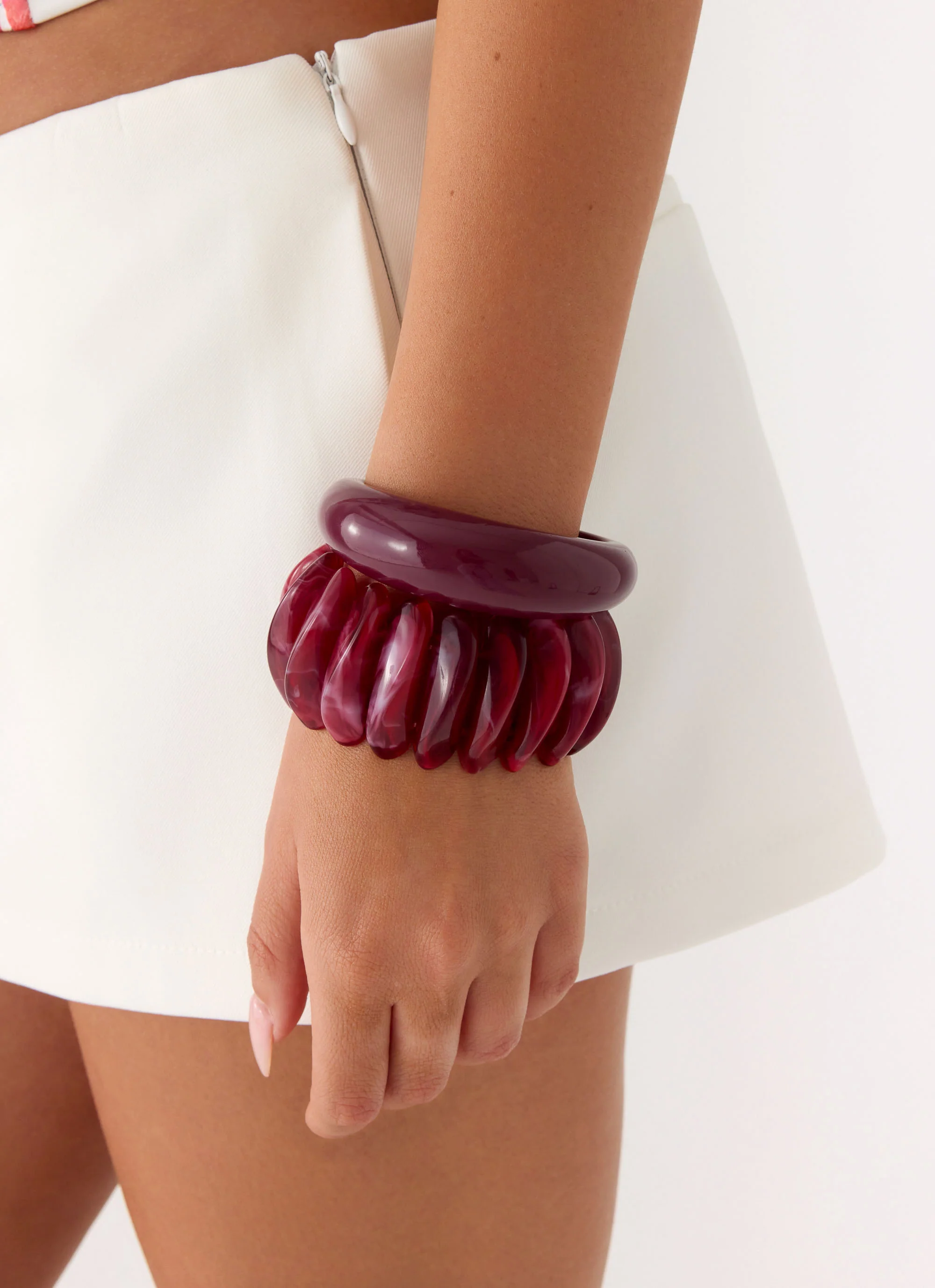Aurea Bangles - Red - Image 2