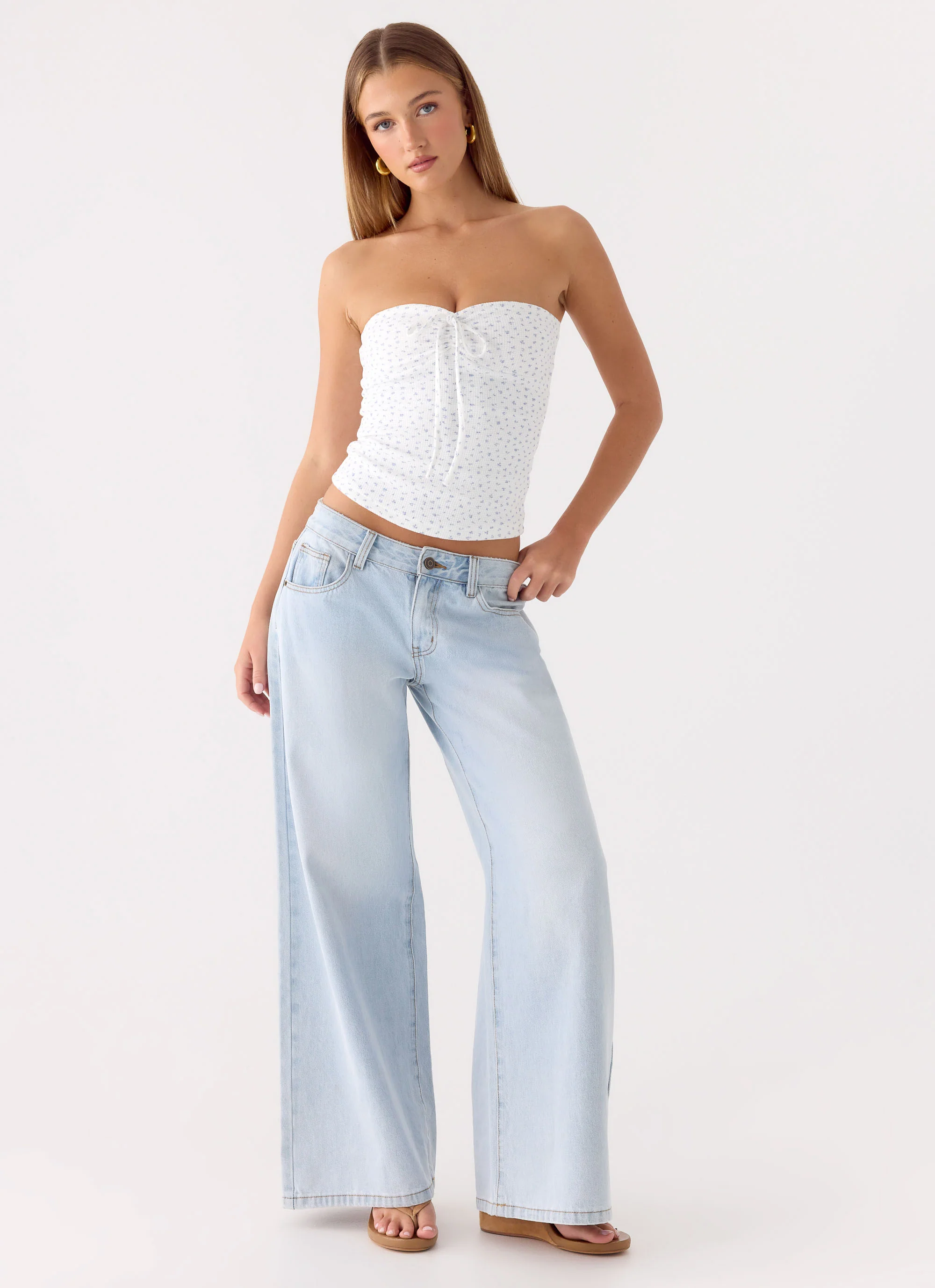 Aurevia Waffle Top - Floral Waffle - Image 7