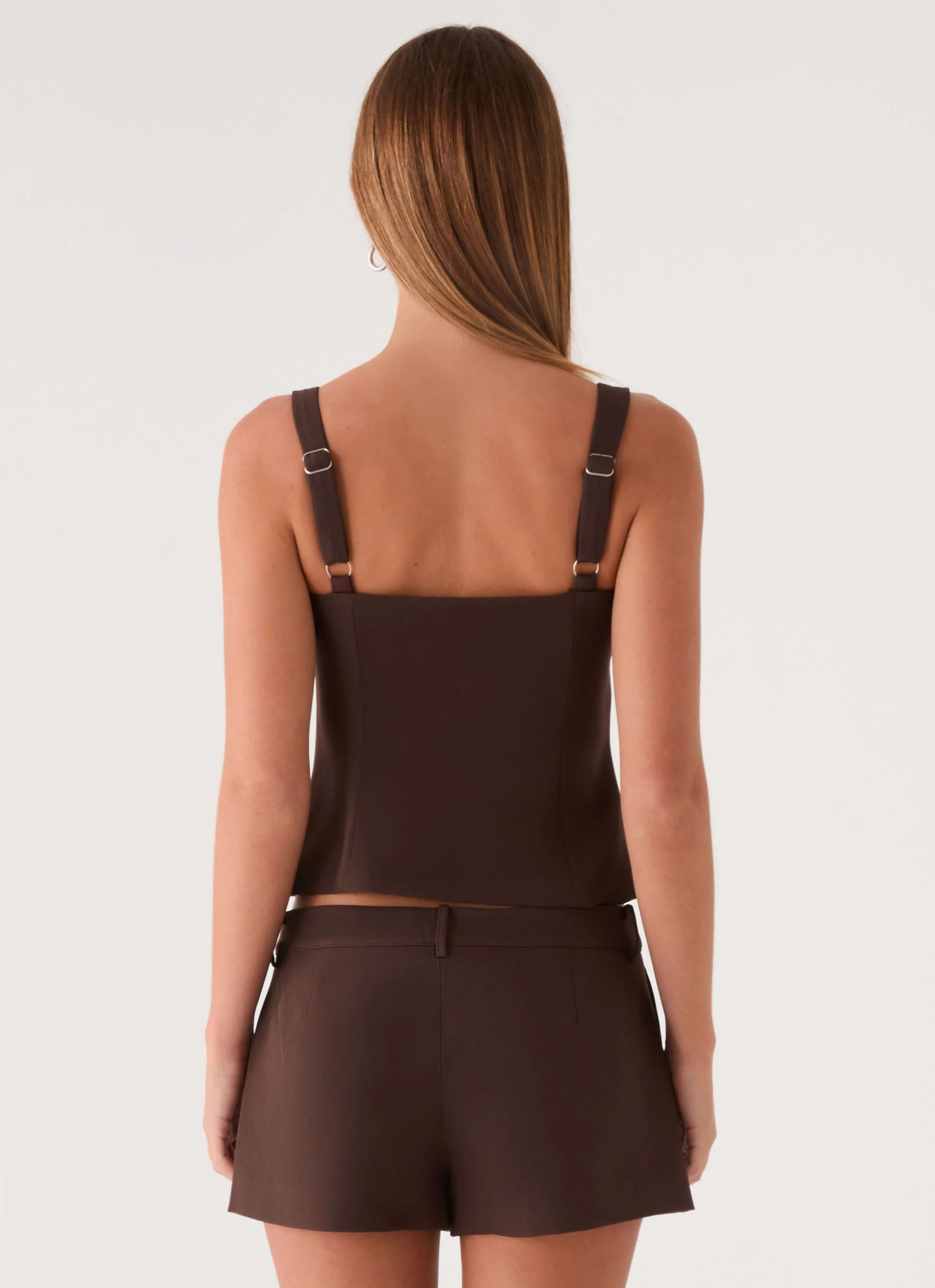 Autrey Suiting Top - Chocolate - Image 8