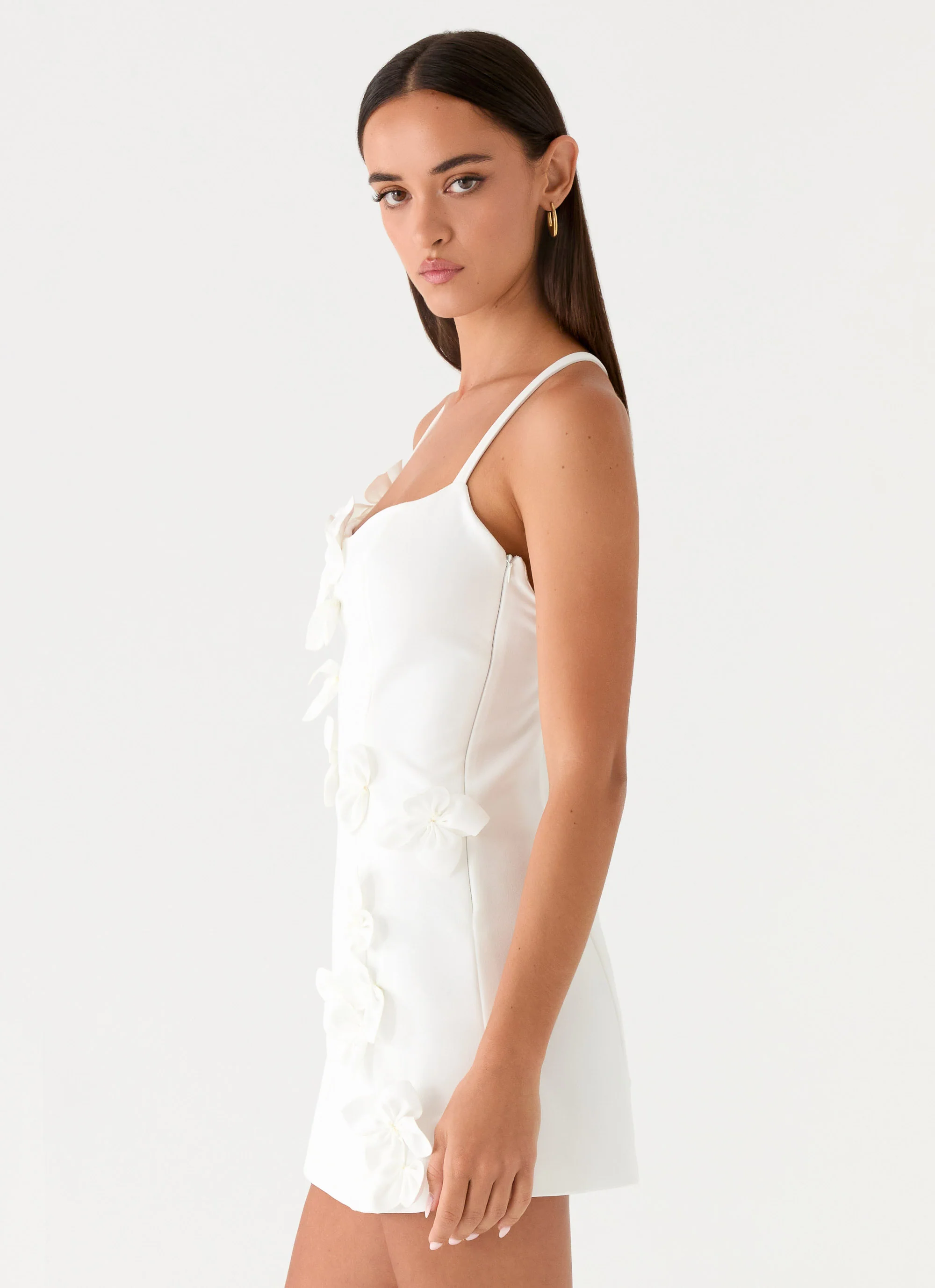 Avenya Mini Dress - White - Image 2